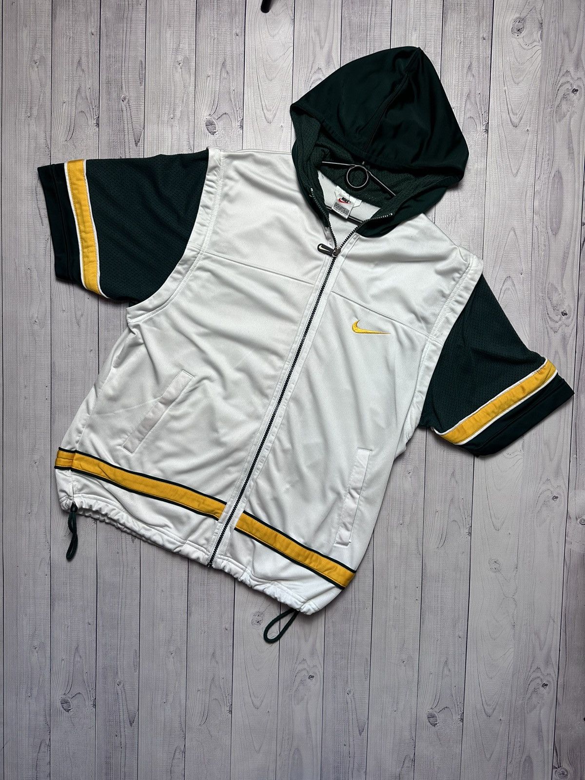 Nike × Vintage Vintage Nike jacket hoodie big logo size M rare Size US M / EU 48-50 / 2 - 3 Thumbnail
