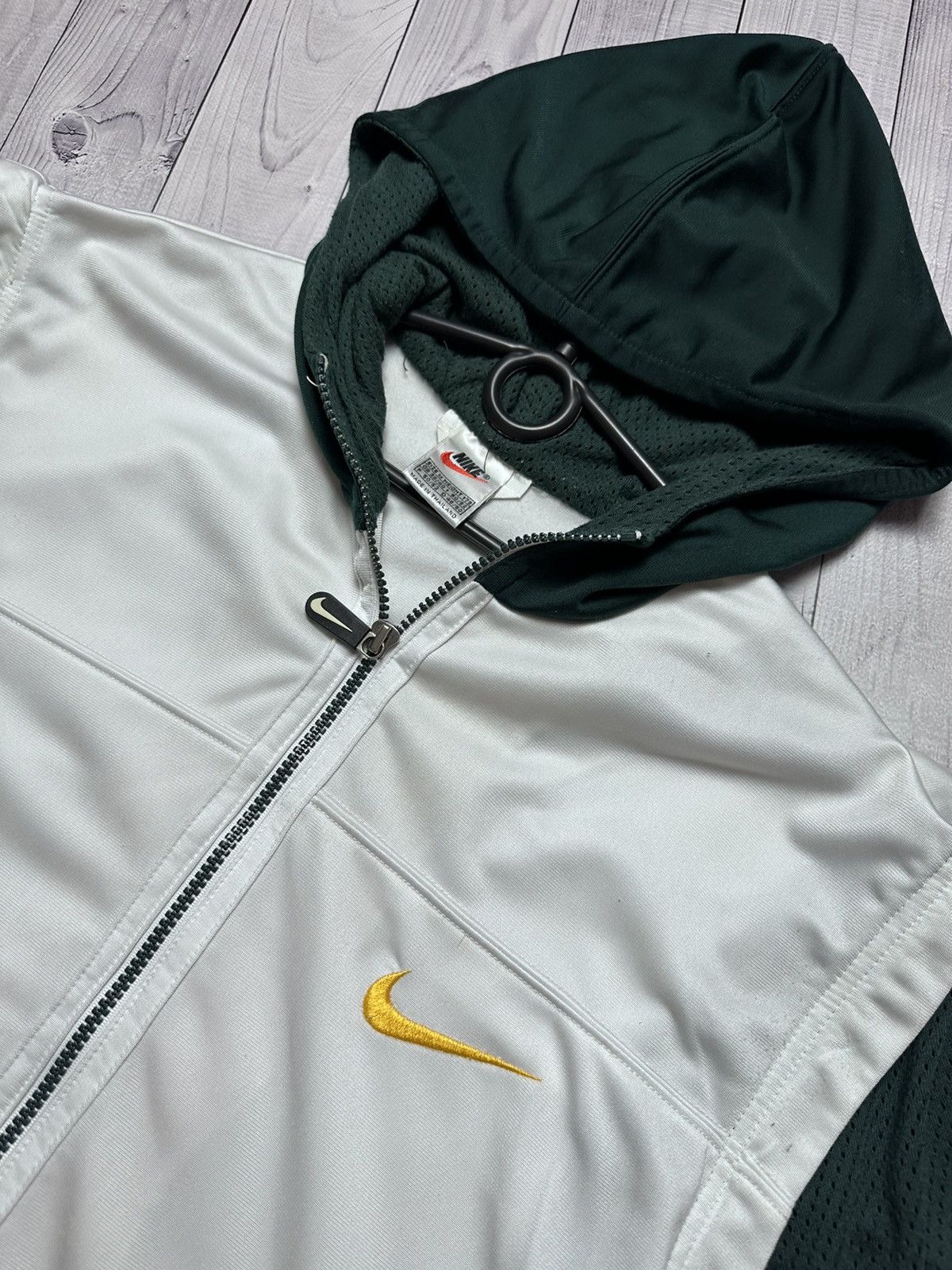 Nike × Vintage Vintage Nike jacket hoodie big logo size M rare Size US M / EU 48-50 / 2 - 5 Thumbnail