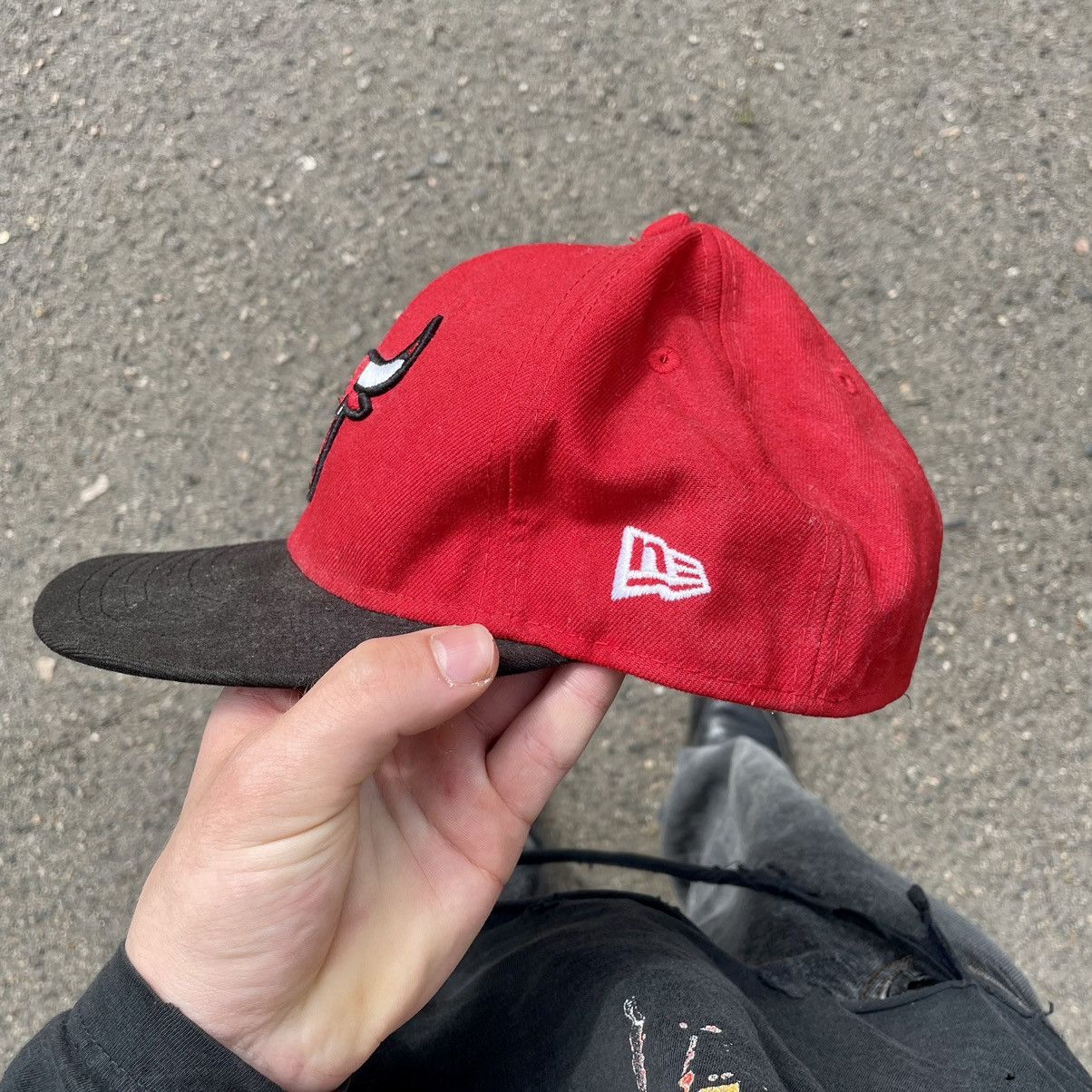 Vintage Vintage 90s Chicago Bulls NBA Trucker Cap Streetwear Boxy OS Size ONE SIZE - 3 Thumbnail