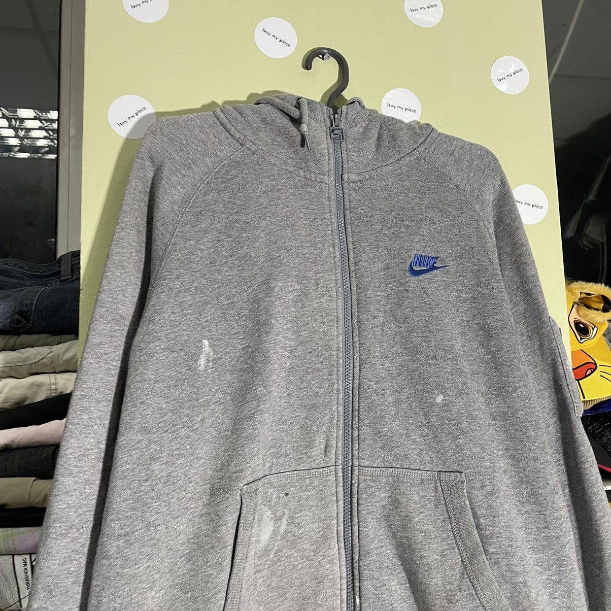 Vintage Vintage Nike Zip Hoodie Faded Distressed Grunge Streetwear L Size US L / EU 52-54 / 3 - 5 Thumbnail