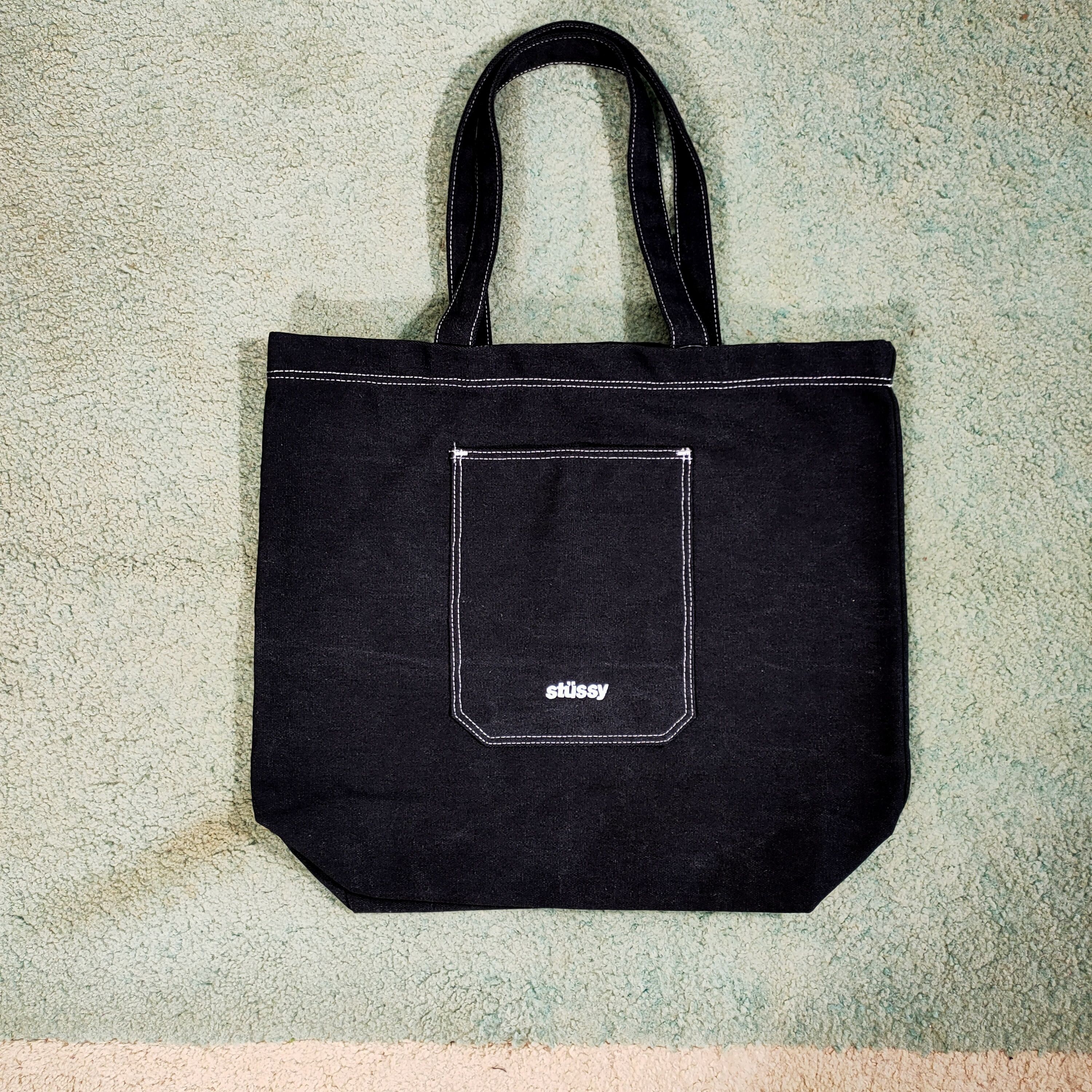 CDG × Comme des Garcons × Stussy Stussy CDG Canvas Tote Bag