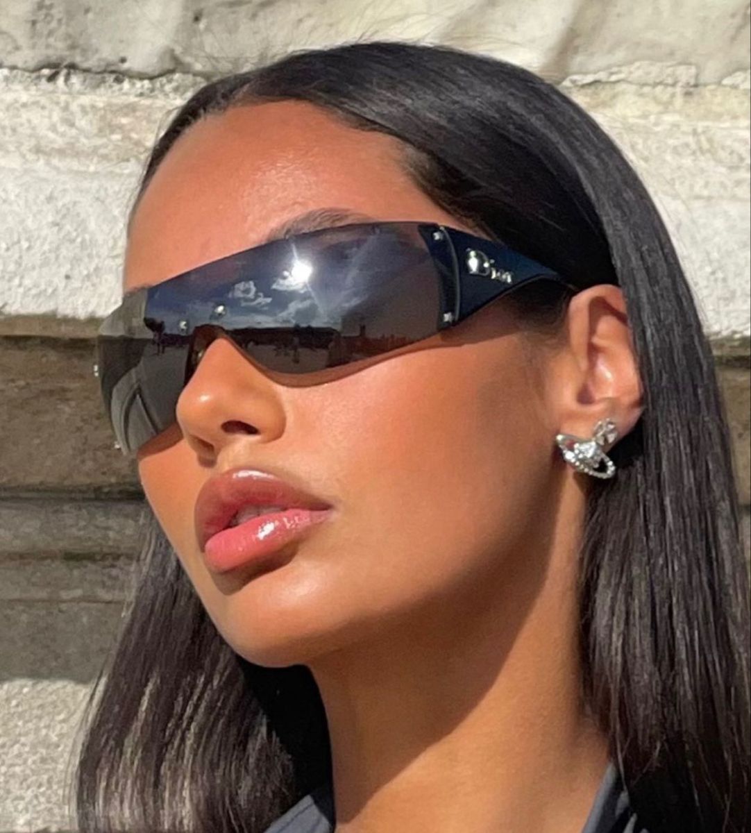 Dior DIOR SKI 6 BLACK SUNGLASSES VINTAGE DIOR SUNGLASSES Size ONE SIZE - 2 Thumbnail