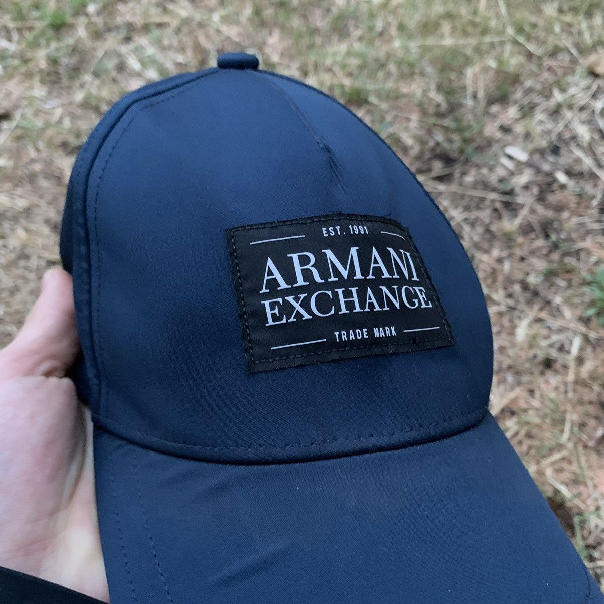 Vintage Vintage Y2K Armani Exchange Logo Cap Hat Streetwear Baggy OS Size ONE SIZE - 3 Thumbnail