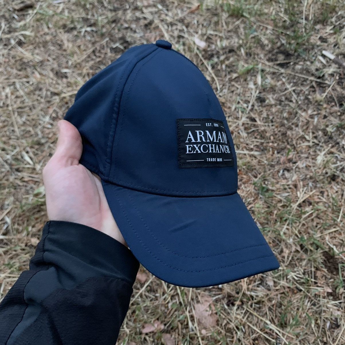 Vintage Vintage Y2K Armani Exchange Logo Cap Hat Streetwear Baggy OS Size ONE SIZE - 2 Thumbnail
