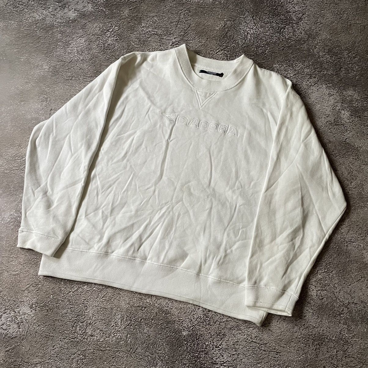 Band Tees Vintage Y2K Diadora Centre Logo Casual Sport Crewneck 90s Size US L / EU 52-54 / 3 - 3 Thumbnail