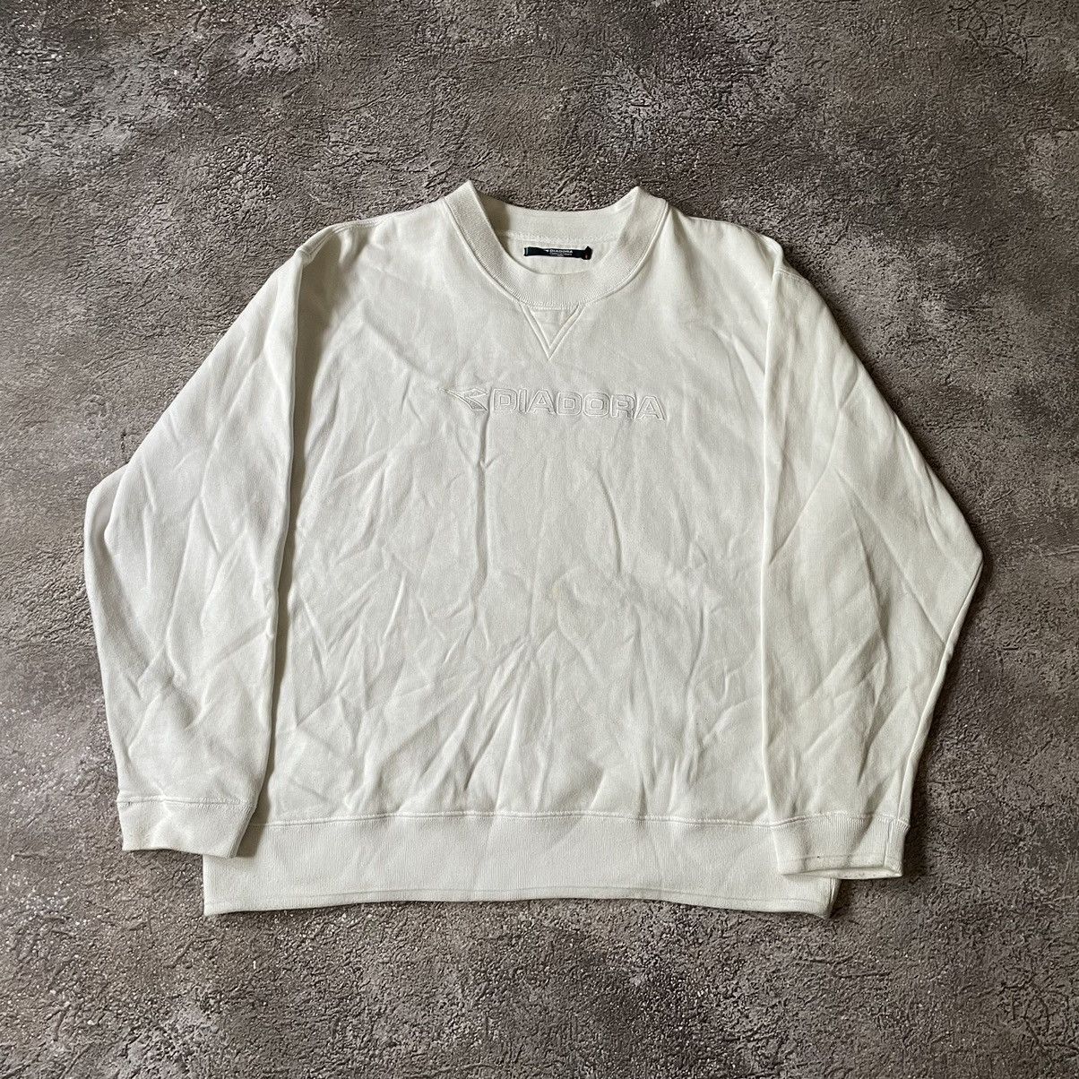 Band Tees Vintage Y2K Diadora Centre Logo Casual Sport Crewneck 90s Size US L / EU 52-54 / 3 - 2 Thumbnail