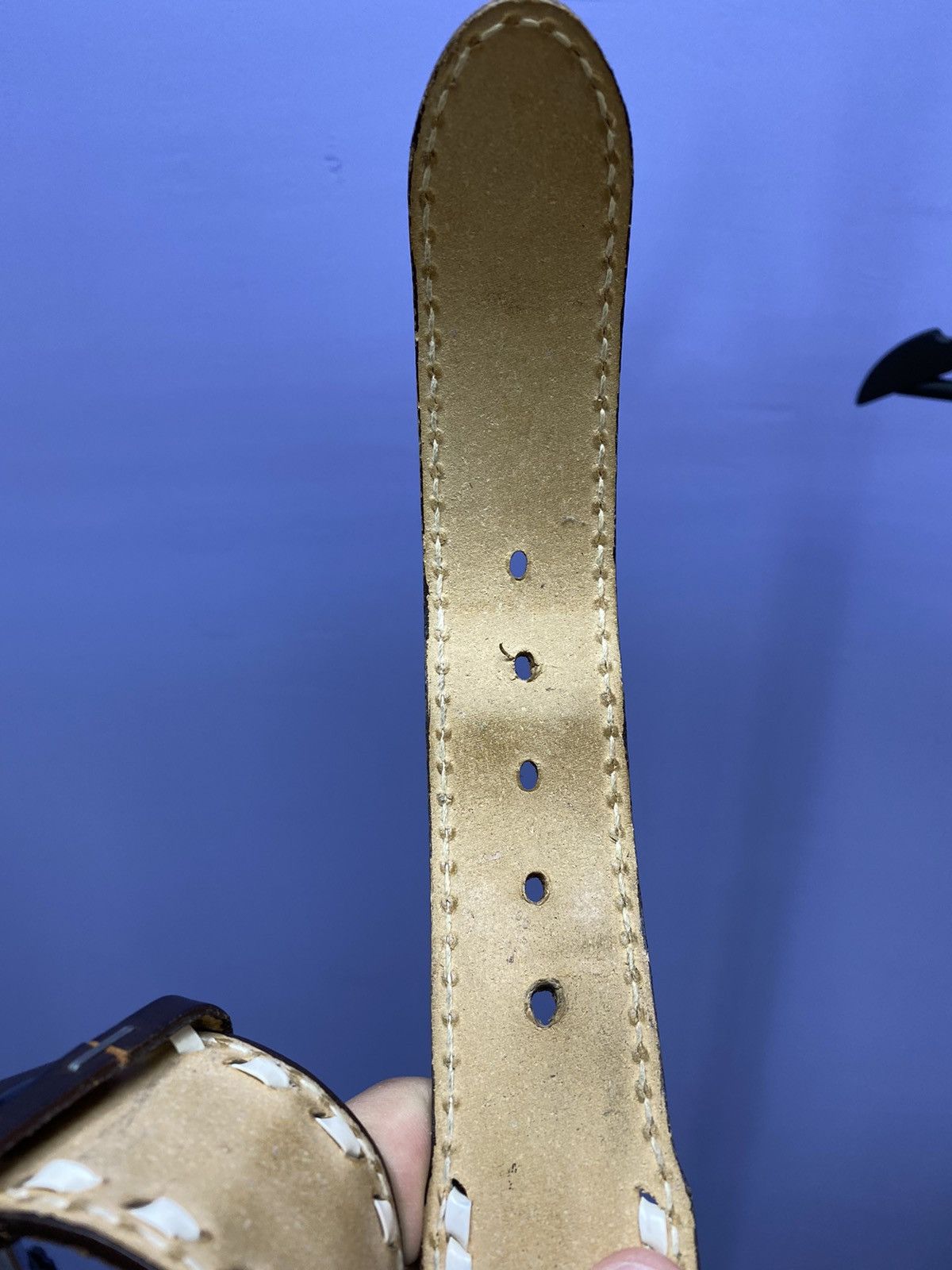 Other Vintage 1984 Texas Buckle Lather Brown Belt Size 32 - 12 Thumbnail