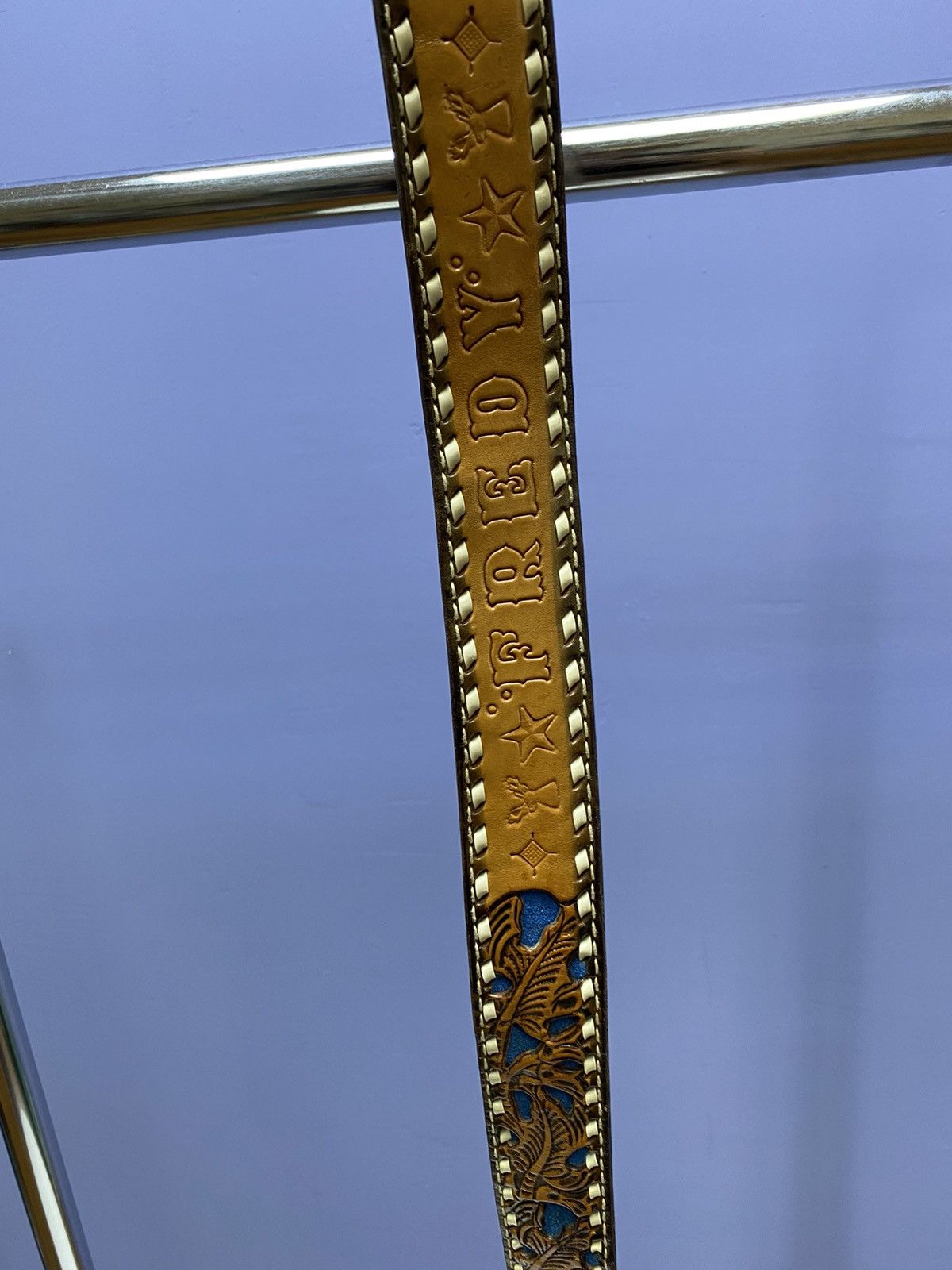 Other Vintage 1984 Texas Buckle Lather Brown Belt Size 32 - 15 Thumbnail