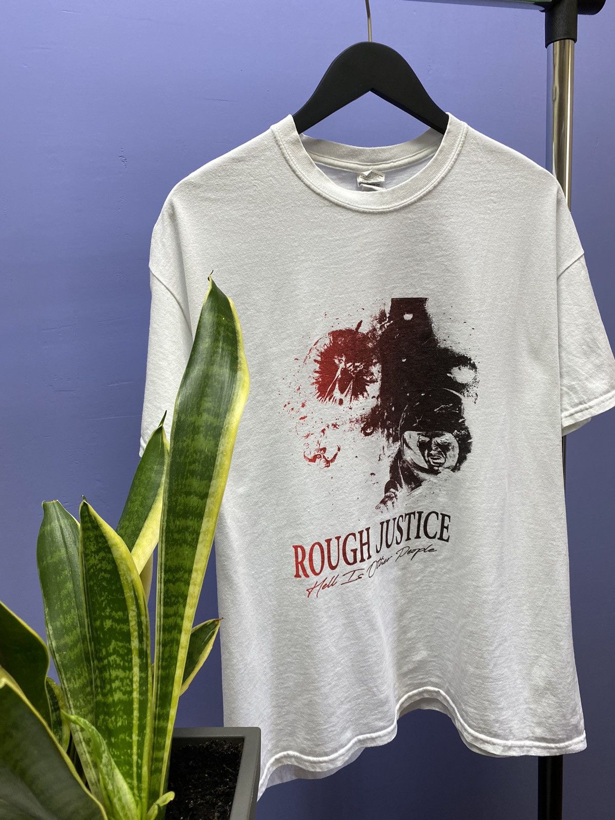 Band Tees Rough Justice Hell Is Other People Album Promo T Shirt Size US XL / EU 56 / 4 - 3 Thumbnail
