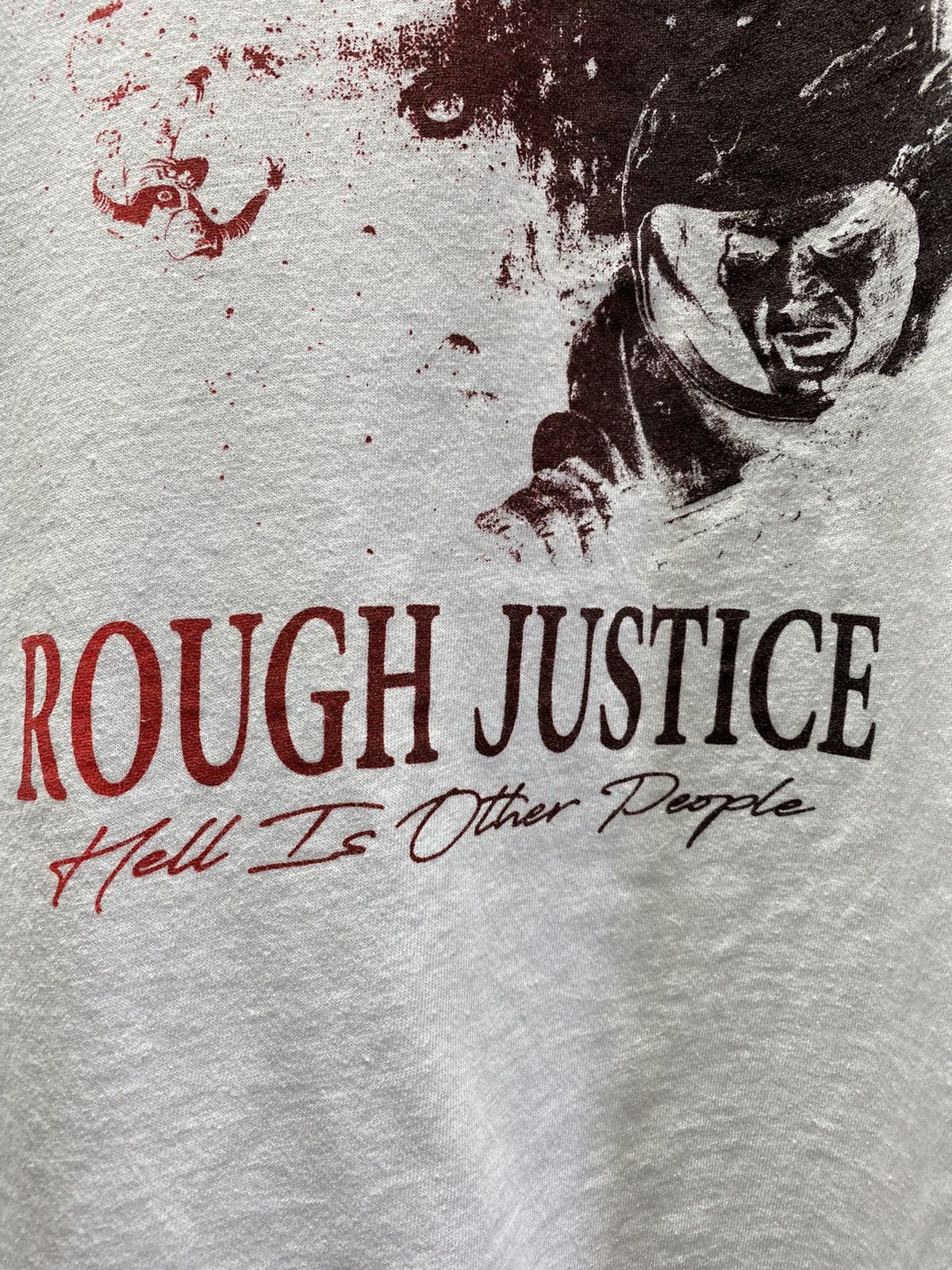 Band Tees Rough Justice Hell Is Other People Album Promo T Shirt Size US XL / EU 56 / 4 - 9 Thumbnail