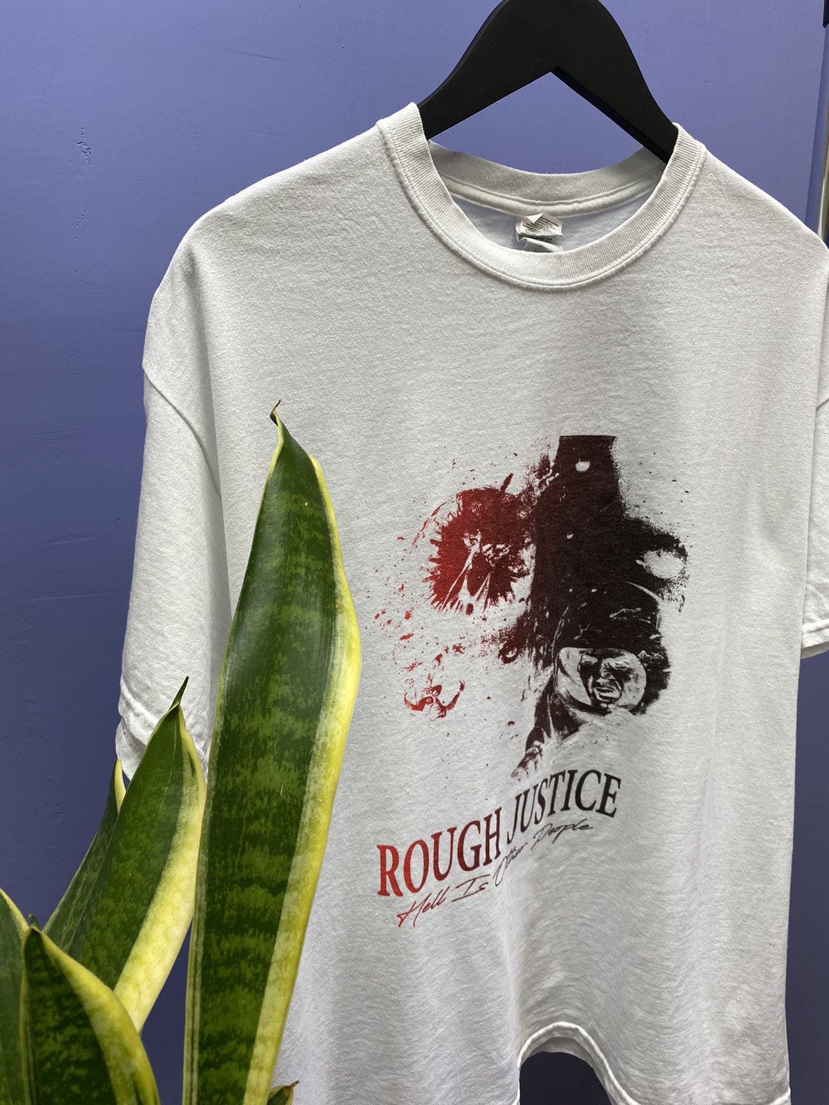 Band Tees Rough Justice Hell Is Other People Album Promo T Shirt Size US XL / EU 56 / 4 - 7 Thumbnail