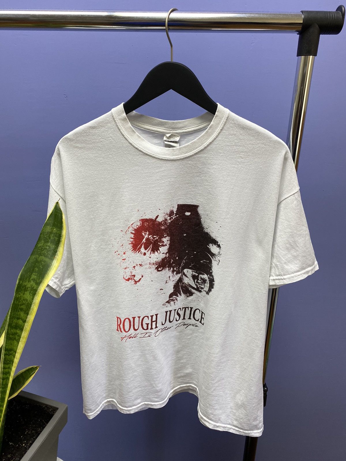 Band Tees Rough Justice Hell Is Other People Album Promo T Shirt Size US XL / EU 56 / 4 - 4 Thumbnail