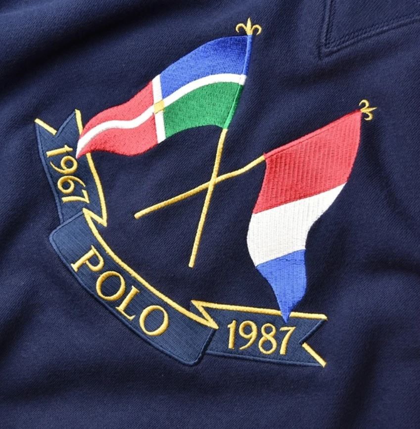 Polo Ralph Lauren Polo Ralph Lauren Cross Flags Sweatshirt Large Size US L / EU 52-54 / 3 - 8 Thumbnail