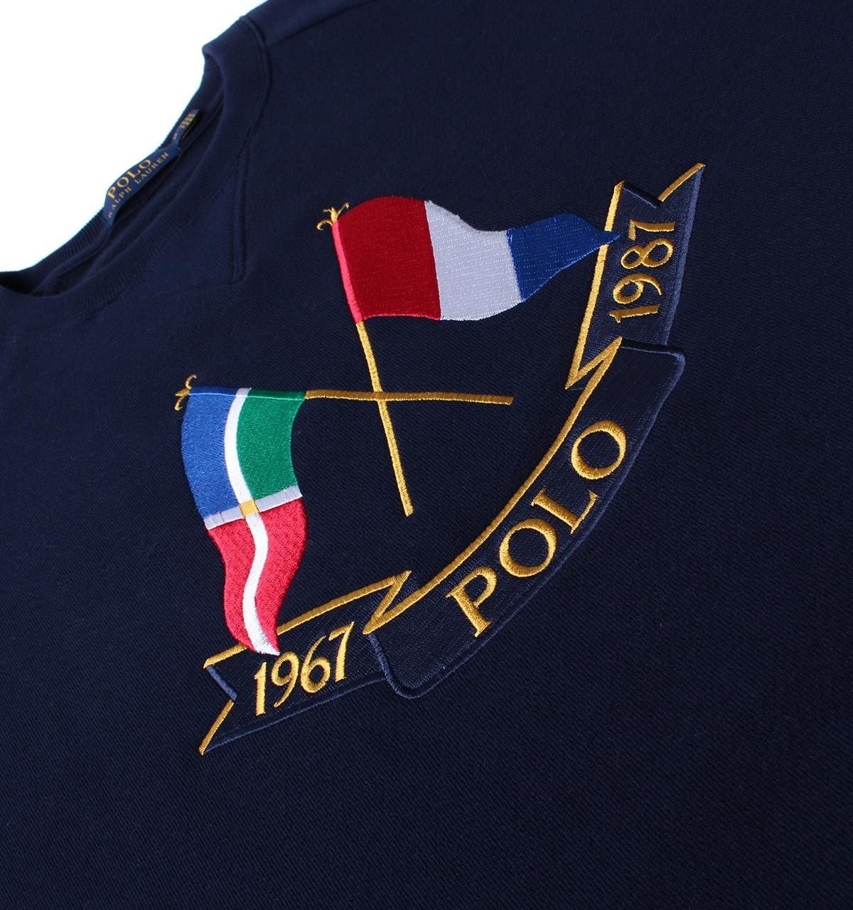 Polo Ralph Lauren Polo Ralph Lauren Cross Flags Sweatshirt Large Size US L / EU 52-54 / 3 - 4 Thumbnail