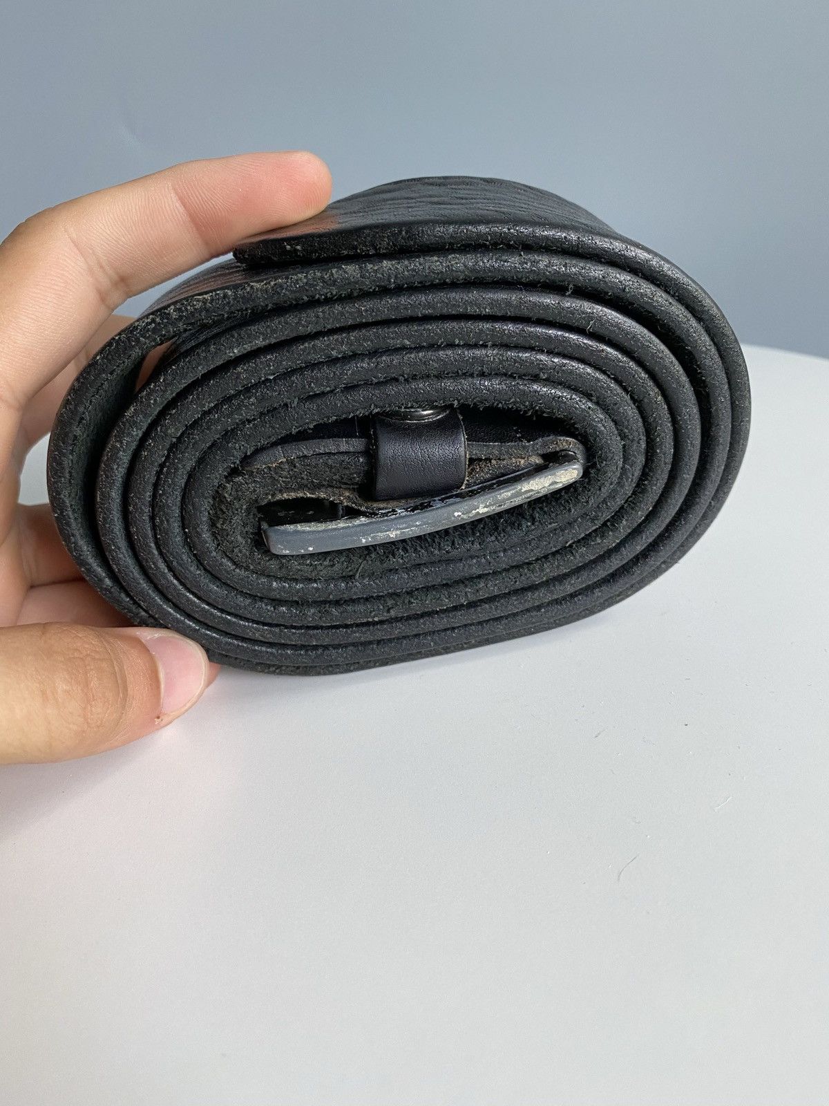 G-Star × Vintage G-Star Raw Leather Belt Size ONE SIZE - 3 Thumbnail