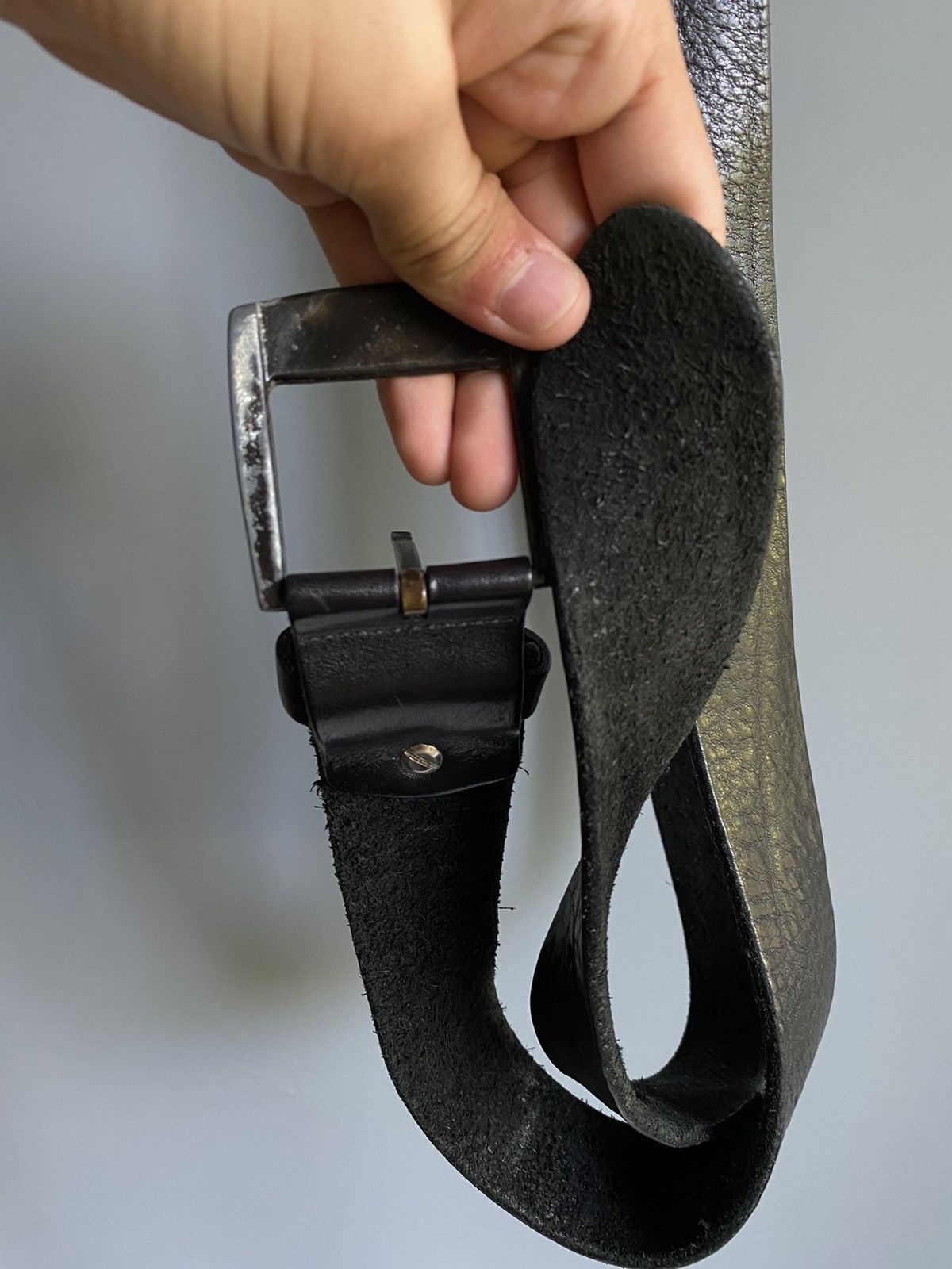 G-Star × Vintage G-Star Raw Leather Belt Size ONE SIZE - 9 Thumbnail