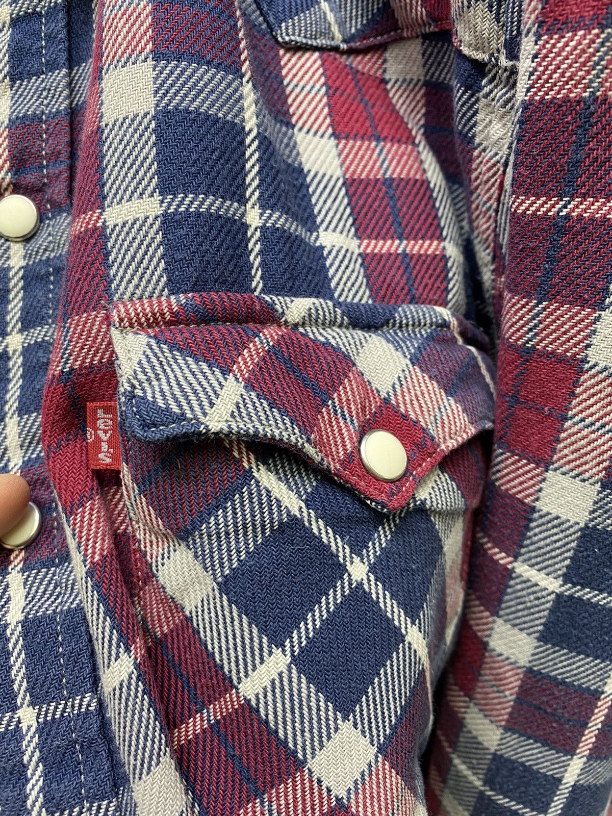 Other Levi’s Double Pockets Plaid Flannel Shirt Travis Scott Shirt Size US L / EU 52-54 / 3 - 11 Thumbnail