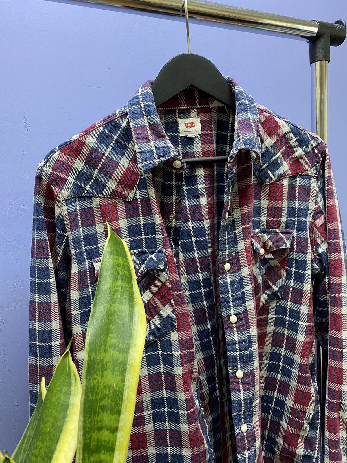 Other Levi’s Double Pockets Plaid Flannel Shirt Travis Scott Shirt Size US L / EU 52-54 / 3 - 7 Thumbnail