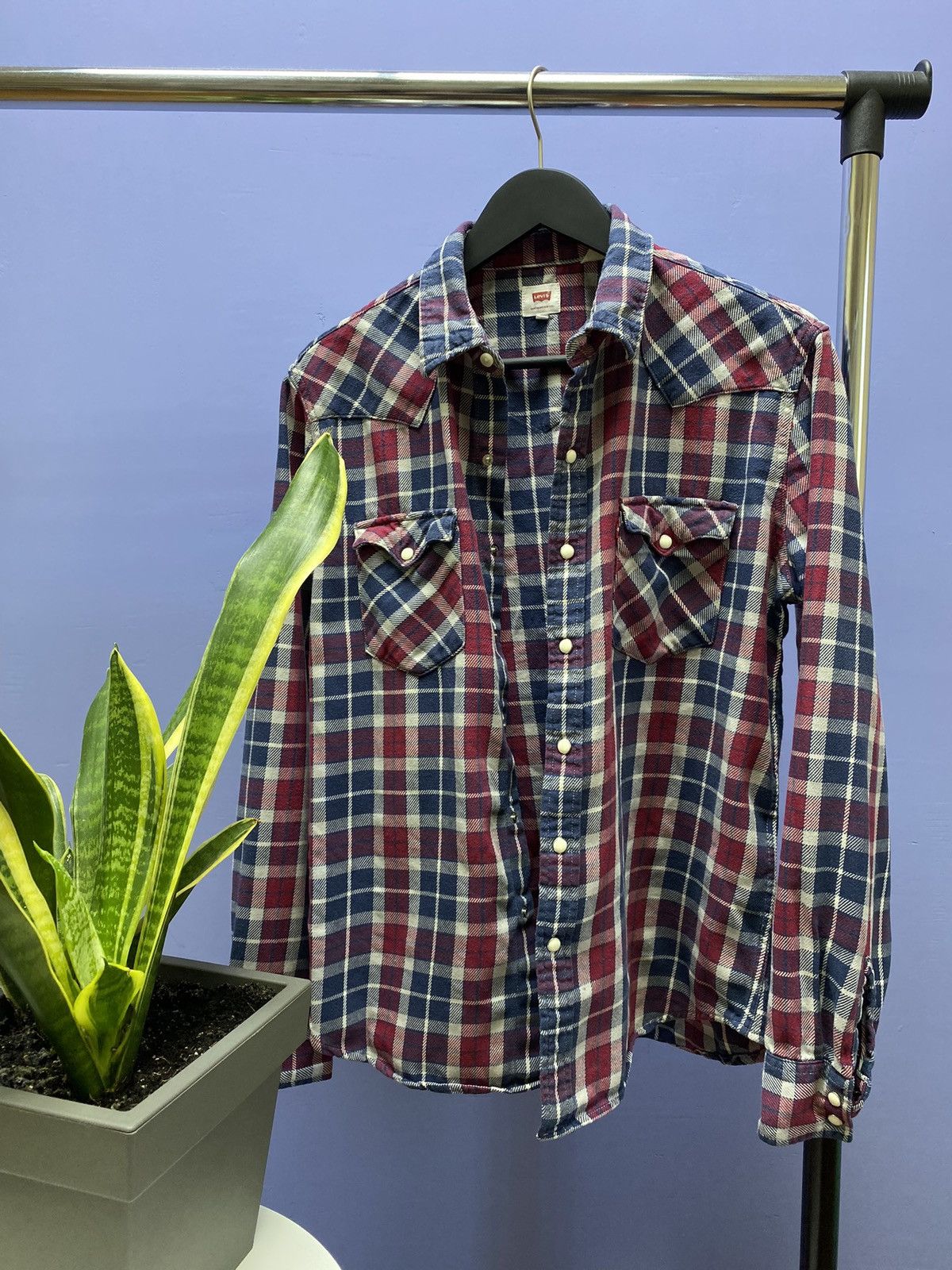 Other Levi’s Double Pockets Plaid Flannel Shirt Travis Scott Shirt Size US L / EU 52-54 / 3 - 1 Thumbnail