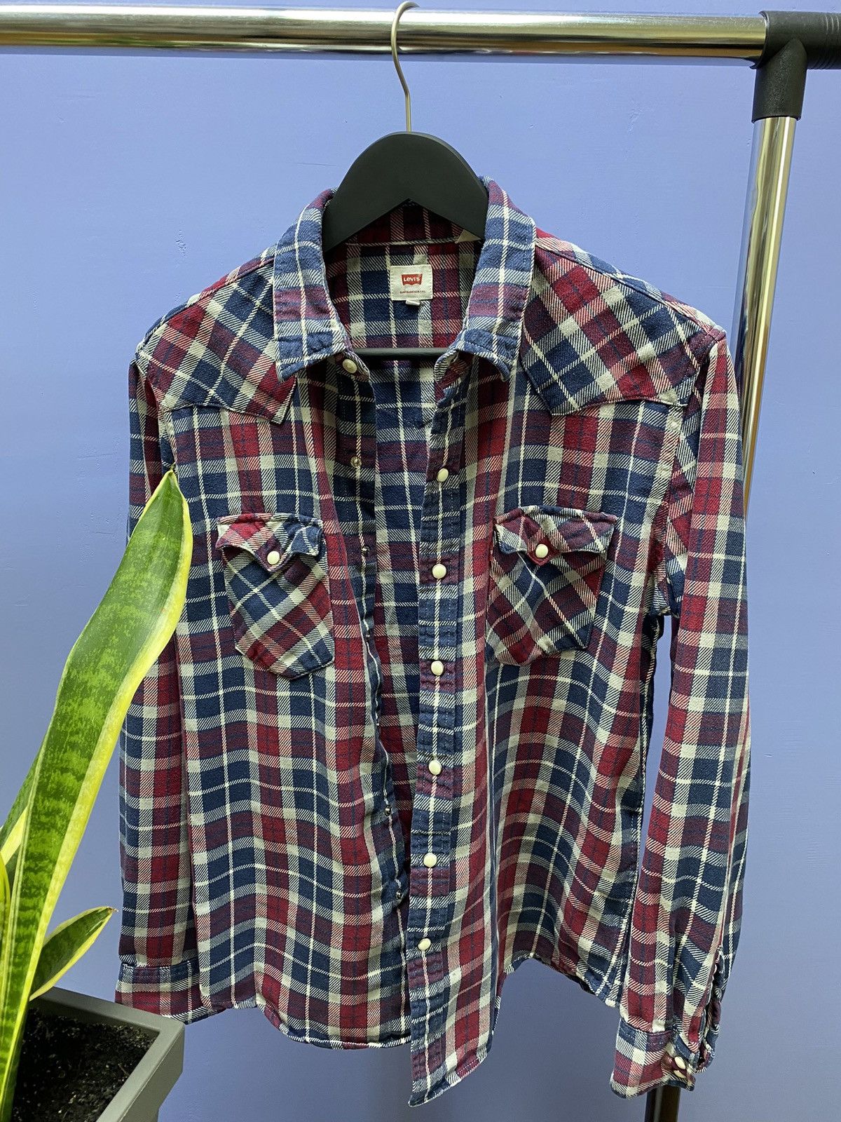 Other Levi’s Double Pockets Plaid Flannel Shirt Travis Scott Shirt Size US L / EU 52-54 / 3 - 4 Thumbnail