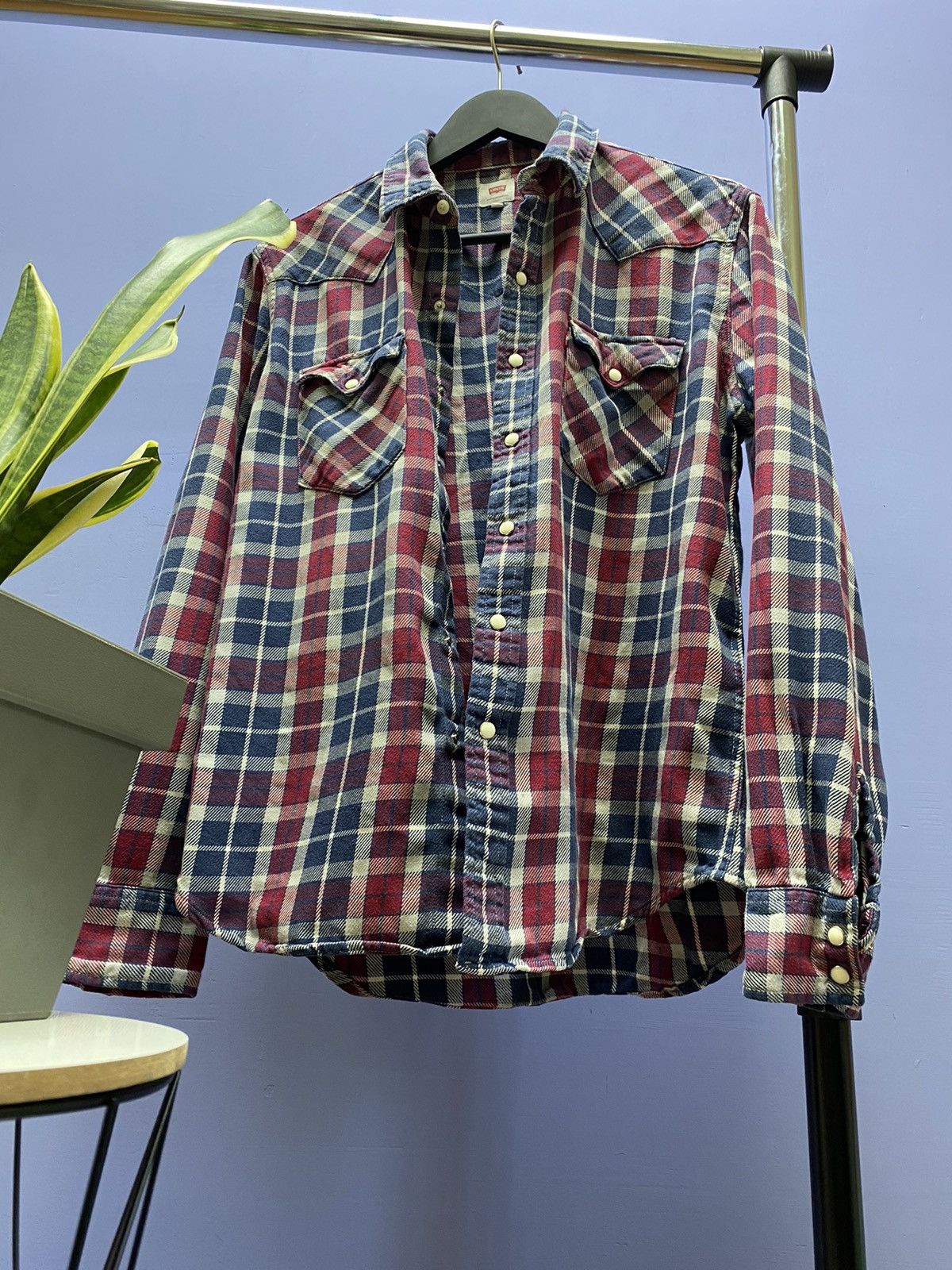 Other Levi’s Double Pockets Plaid Flannel Shirt Travis Scott Shirt Size US L / EU 52-54 / 3 - 5 Thumbnail