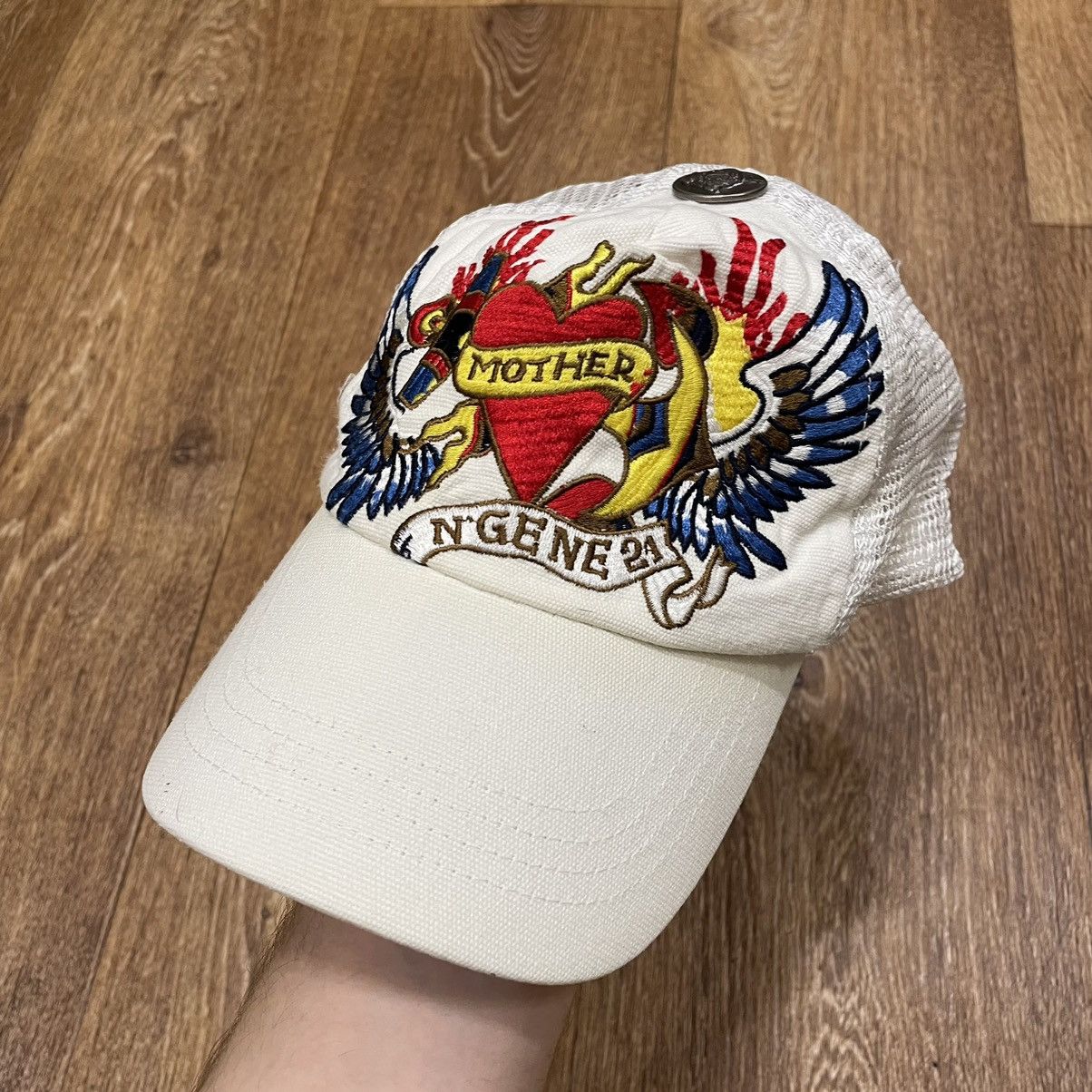 Ed Hardy Vintage Y2K Ed Hardy Christian Audigier Trucker Hat Cap Size ONE SIZE - 1 Thumbnail