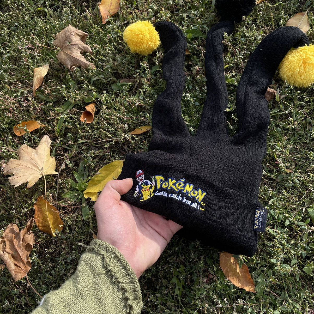 Vintage Vintage 90s Pokemon Graphic Beanie Black Streetwear Goth OS Size ONE SIZE - 4 Thumbnail