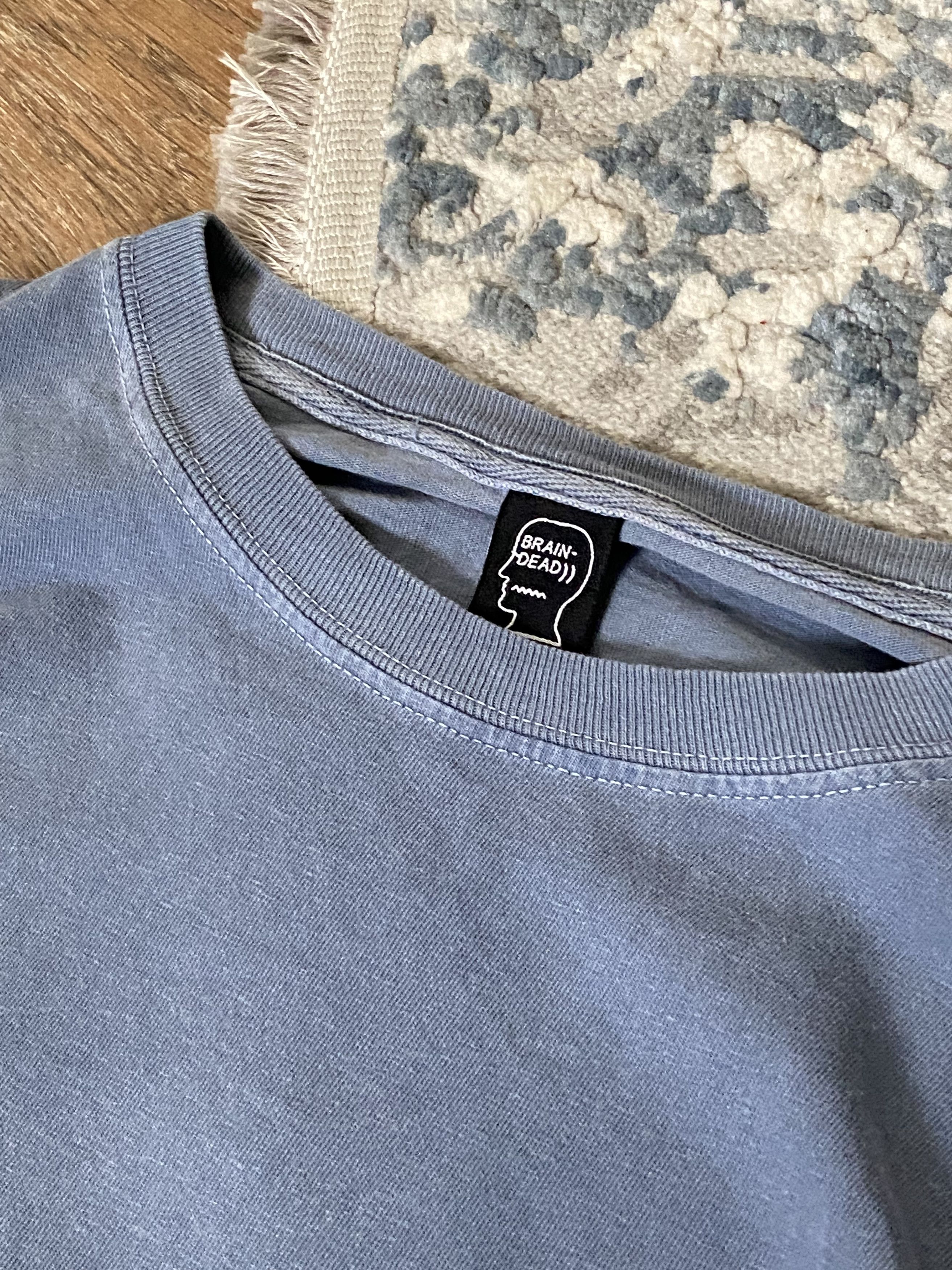 Brain Dead Brain Dead Ghost L/S Tee Blue Size S T shirt Long Sleeves Size US S / EU 44-46 / 1 - 6 Thumbnail