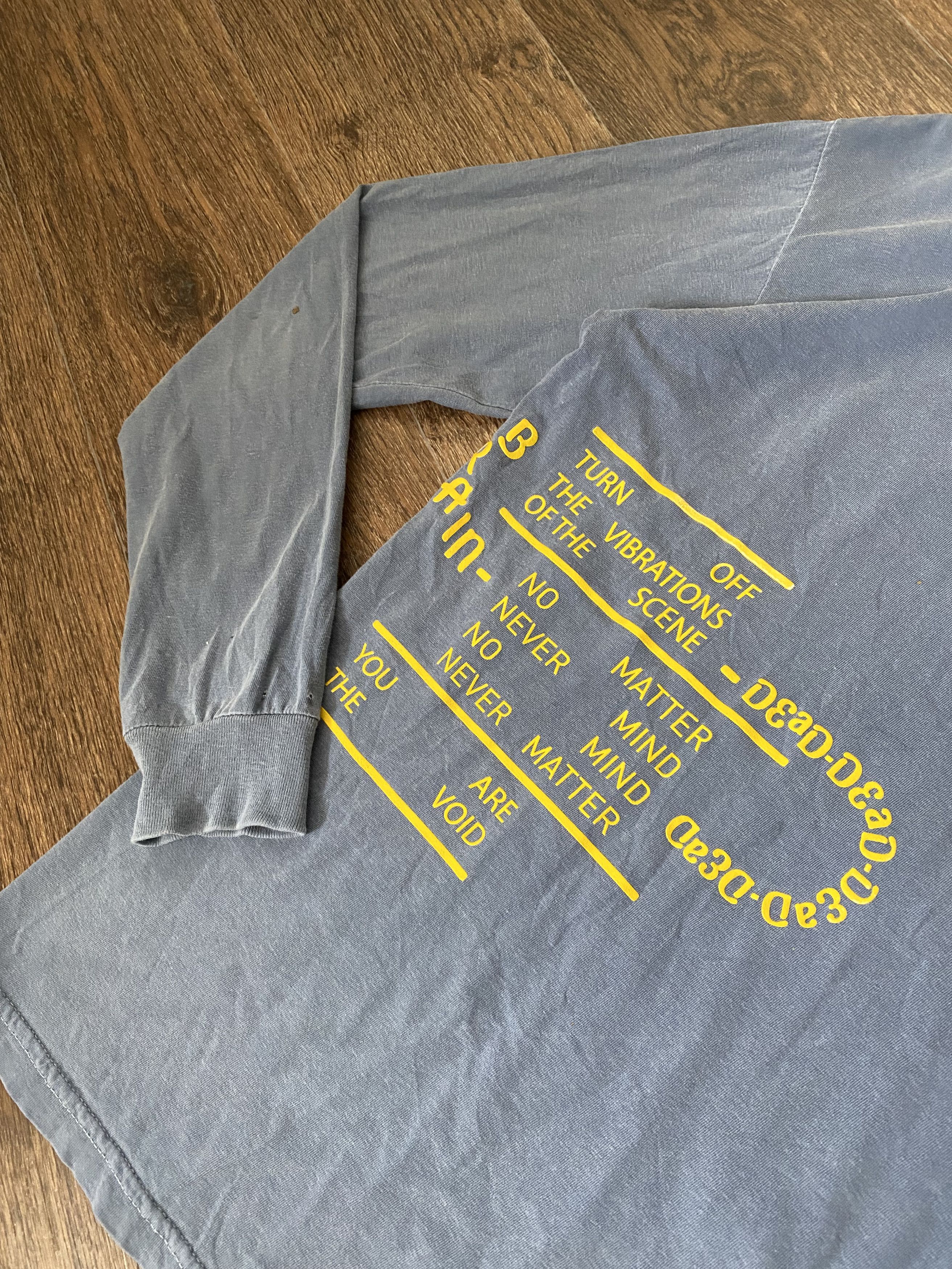 Brain Dead Brain Dead Ghost L/S Tee Blue Size S T shirt Long Sleeves Size US S / EU 44-46 / 1 - 5 Thumbnail