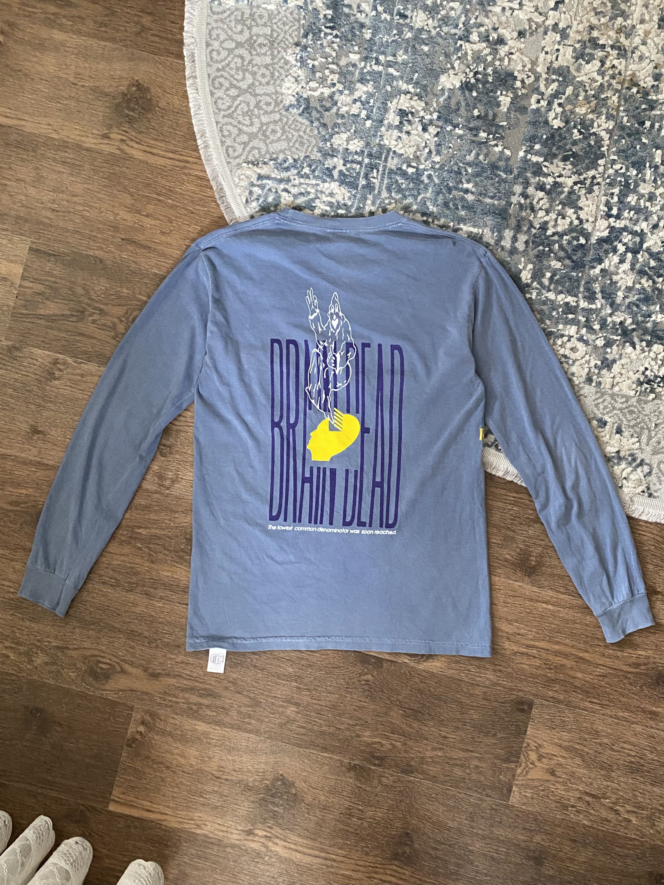 Brain Dead Brain Dead Ghost L/S Tee Blue Size S T shirt Long Sleeves Size US S / EU 44-46 / 1 - 1 Thumbnail