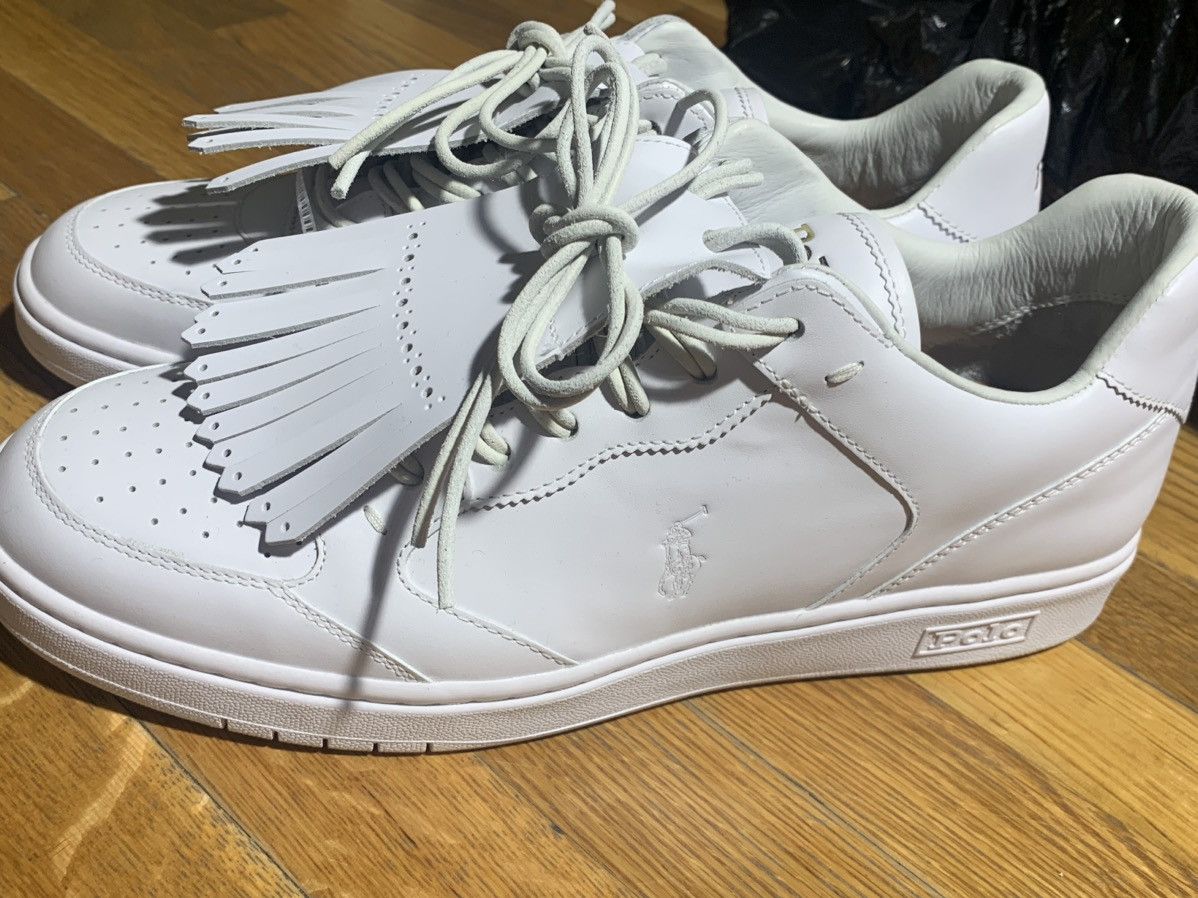 Polo Ralph Lauren Ralph Lauren Polo Golf Style Sneakers White Size US 11.5 / EU 44-45 - 2 Thumbnail