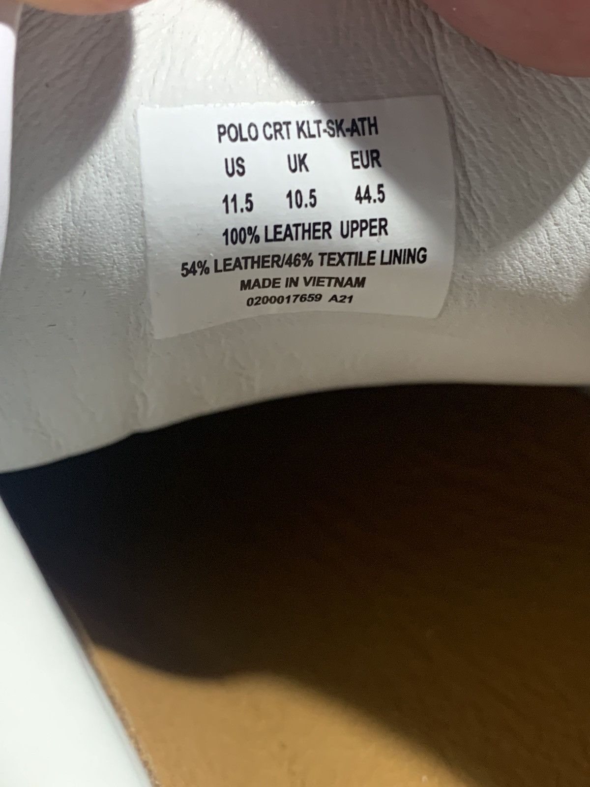 Polo Ralph Lauren Ralph Lauren Polo Golf Style Sneakers White Size US 11.5 / EU 44-45 - 6 Thumbnail