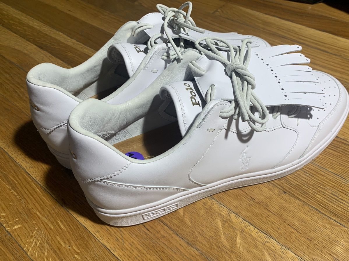 Polo Ralph Lauren Ralph Lauren Polo Golf Style Sneakers White Size US 11.5 / EU 44-45 - 5 Thumbnail