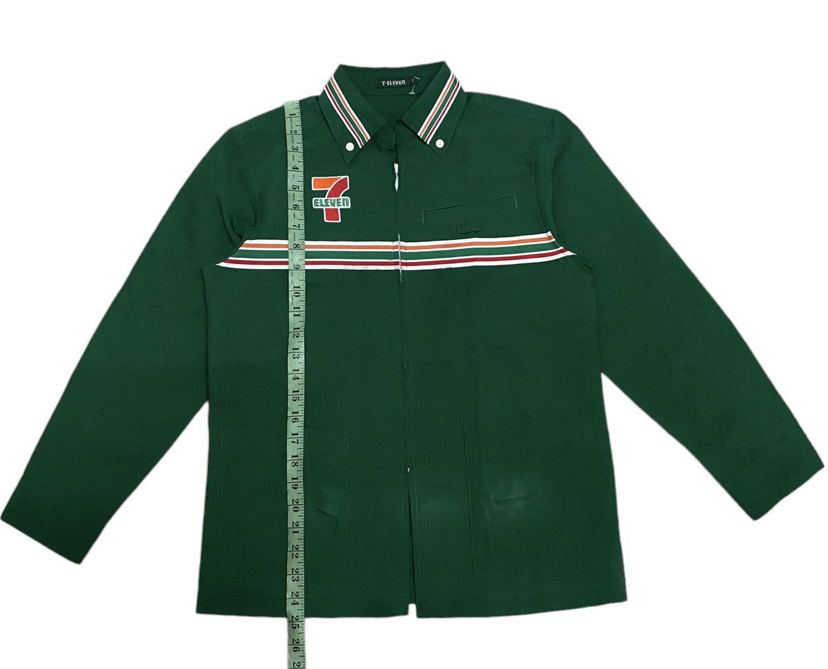 Japanese Brand × Vintage Steals‼️Vintage 7 Eleven Uniform Workwear Longsleeve Shirt Size US M / EU 48-50 / 2 - 13 Thumbnail