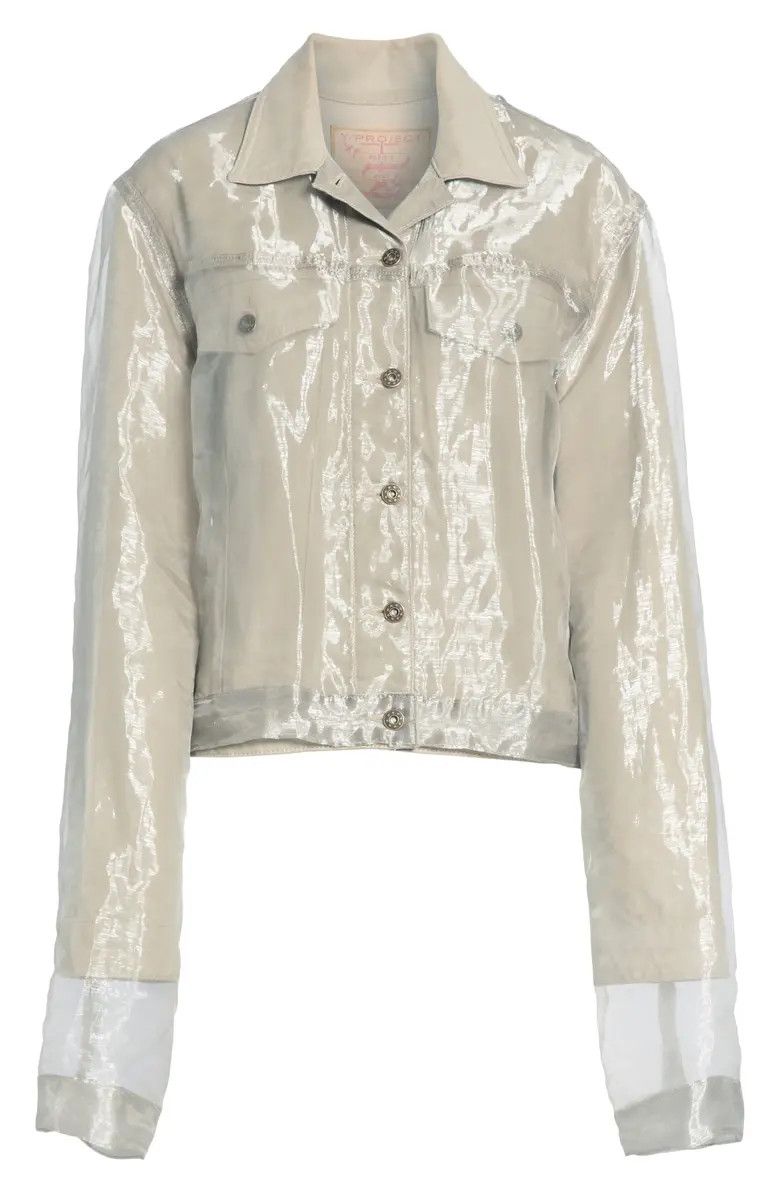 Y/Project Organza Denim Jacket Size S / US 4 / IT 40 - 7 Thumbnail