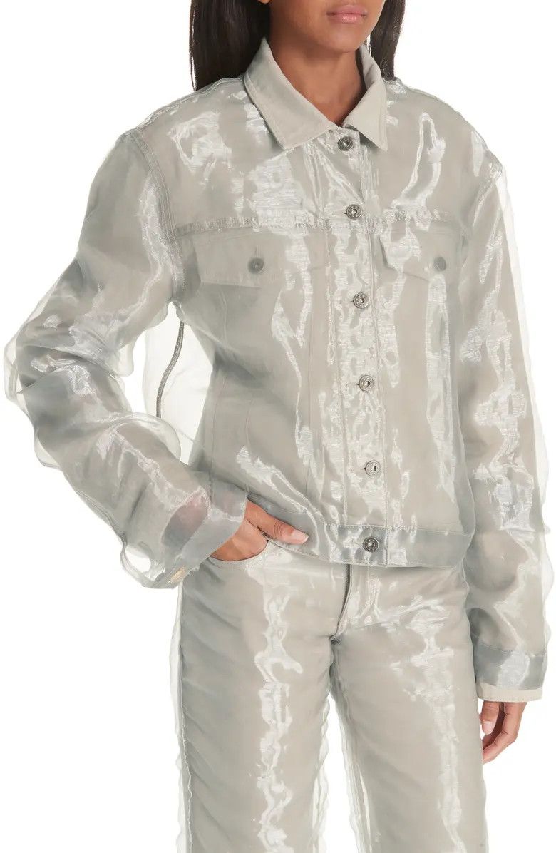 Y/Project Organza Denim Jacket Size S / US 4 / IT 40 - 4 Thumbnail