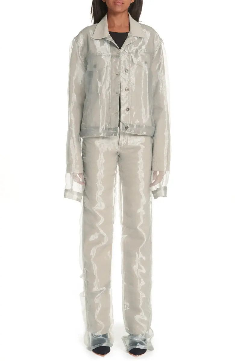 Y/Project Organza Denim Jacket Size S / US 4 / IT 40 - 3 Thumbnail