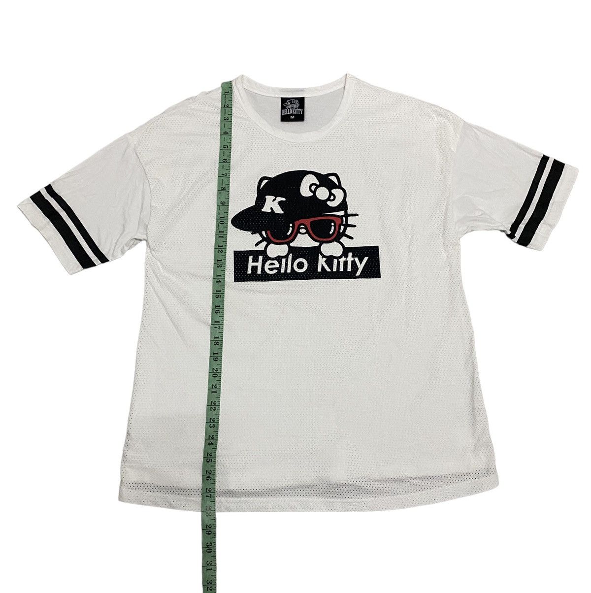 Cartoon Network × Vintage Vintage Hello Kitty Rappers White Jersey Tee Size US M / EU 48-50 / 2 - 10 Thumbnail