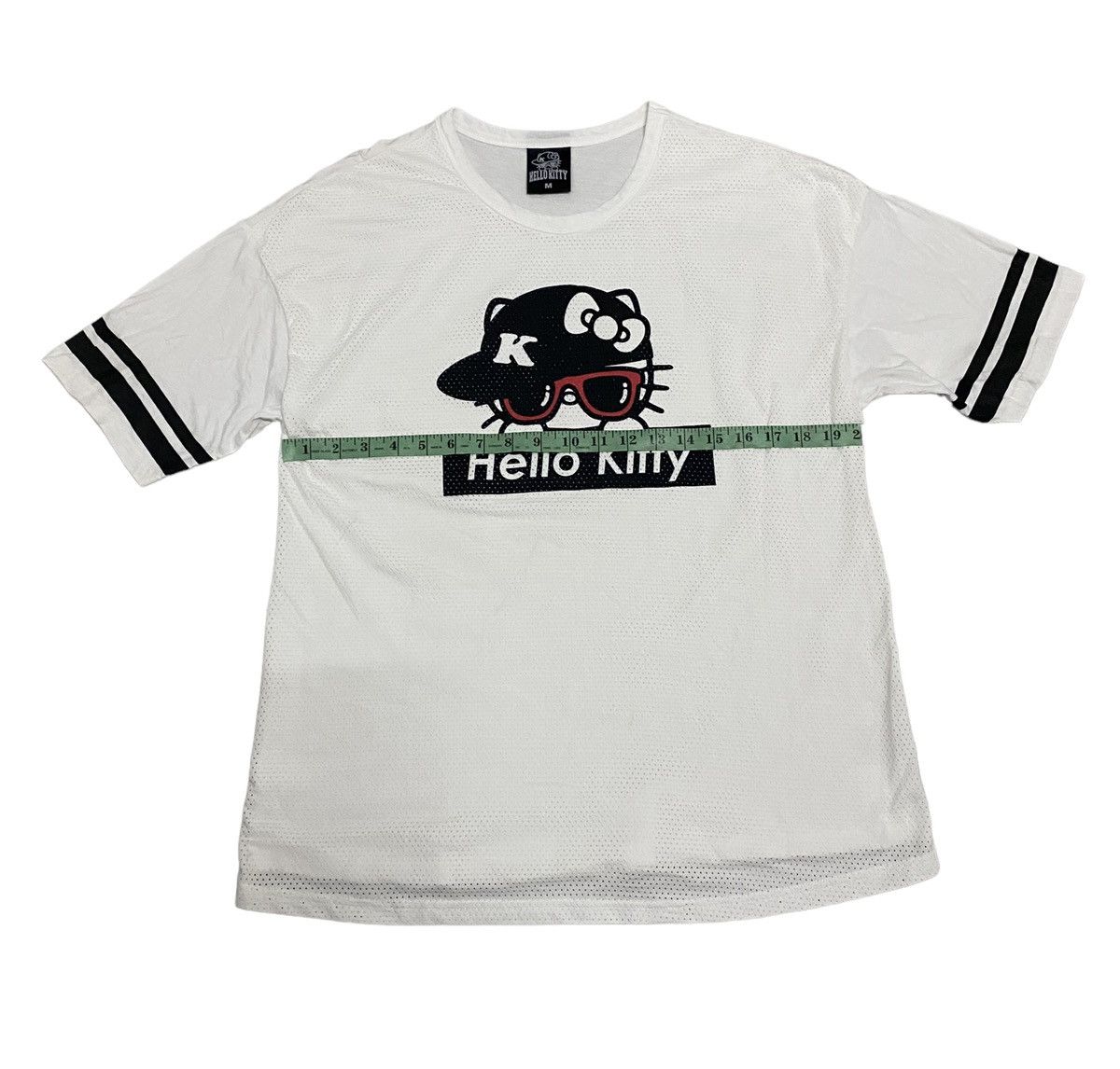 Cartoon Network × Vintage Vintage Hello Kitty Rappers White Jersey Tee Size US M / EU 48-50 / 2 - 9 Thumbnail