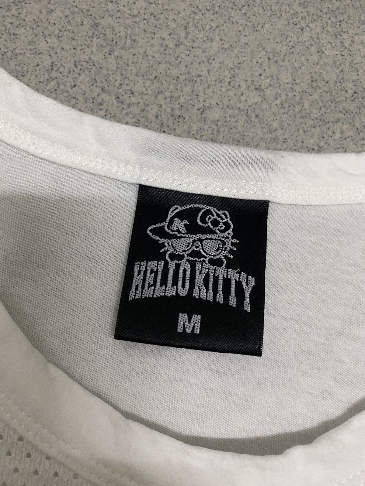 Cartoon Network × Vintage Vintage Hello Kitty Rappers White Jersey Tee Size US M / EU 48-50 / 2 - 3 Thumbnail