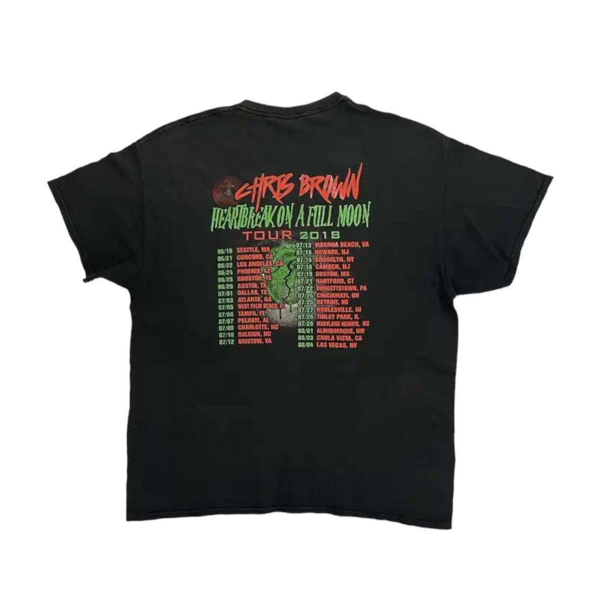 Band Tees Chris Brown tour tshirt Size US XL / EU 56 / 4 - 2 Thumbnail