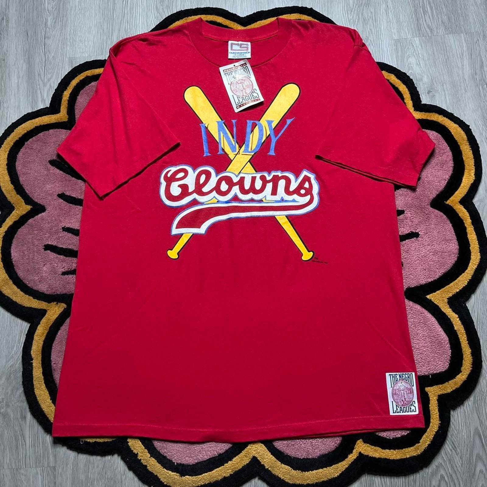 Vintage VTG 90’s Negro League Baseball Indianapolis Clowns T-shirt ...