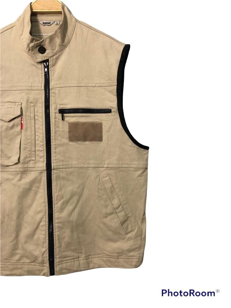 Japanese Brand Vintage Kansai By Kansai Yamamoto Zipper ups Vest Size US M / EU 48-50 / 2 - 2 Thumbnail