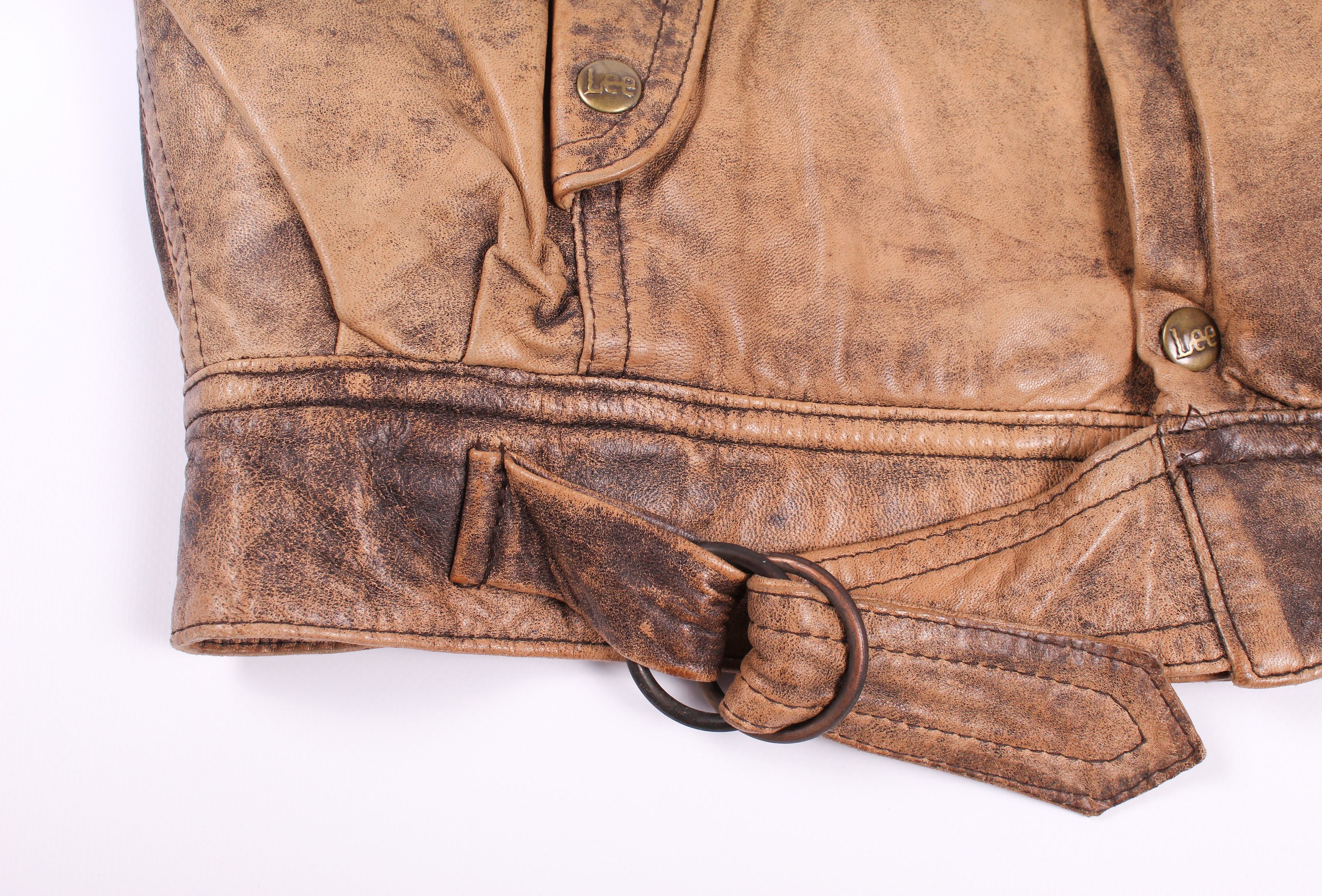Lee Vintage Lee Faded Leather Roper Jacket Size US S / EU 44-46 / 1 - 3 Thumbnail