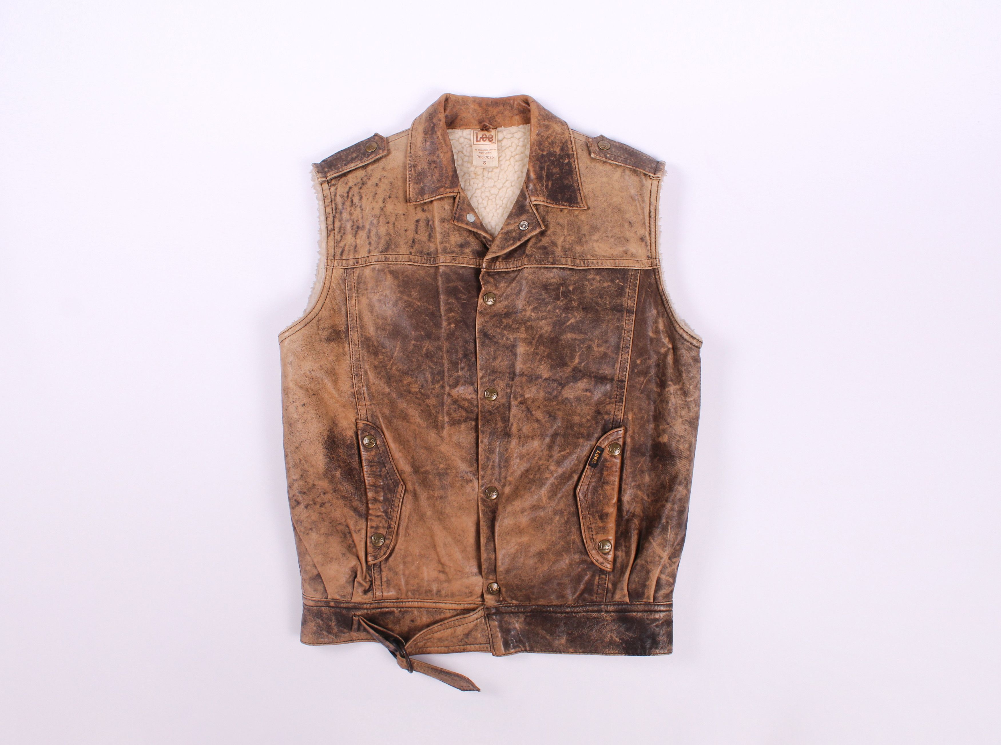 Lee Vintage Lee Faded Leather Roper Jacket Size US S / EU 44-46 / 1 - 1 Thumbnail