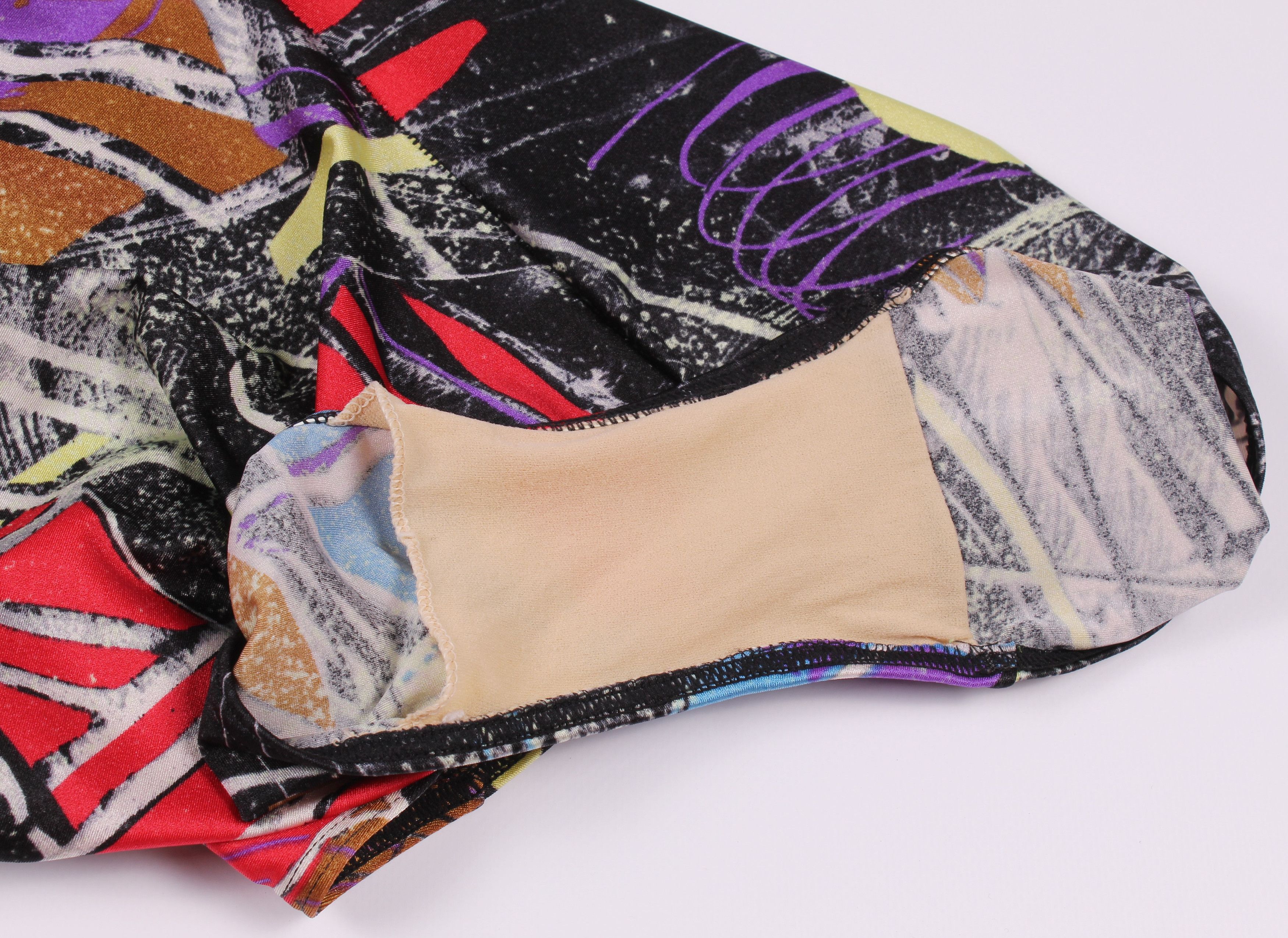 Adidas × Vintage Vintage 80's Adidas Art Printed Swimsuit Size ONE SIZE - 8 Thumbnail