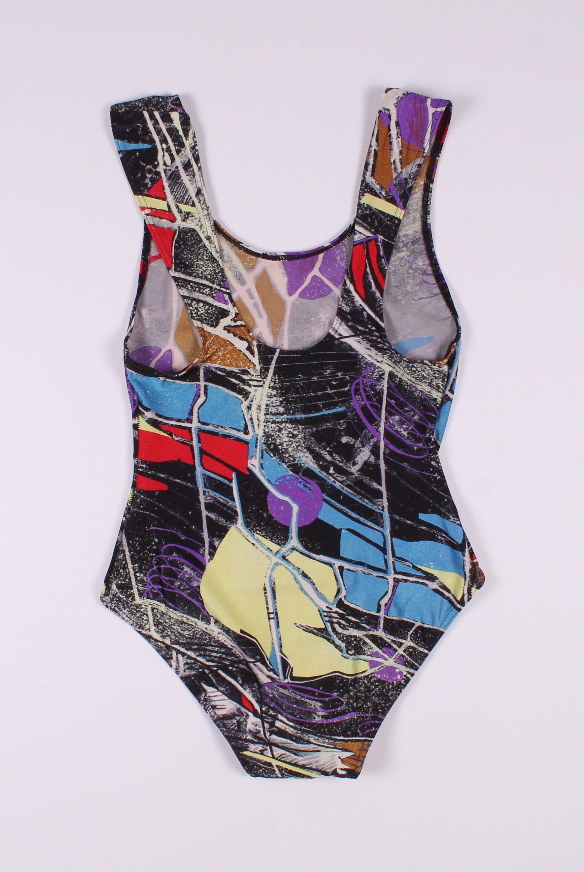 Adidas × Vintage Vintage 80's Adidas Art Printed Swimsuit Size ONE SIZE - 7 Thumbnail