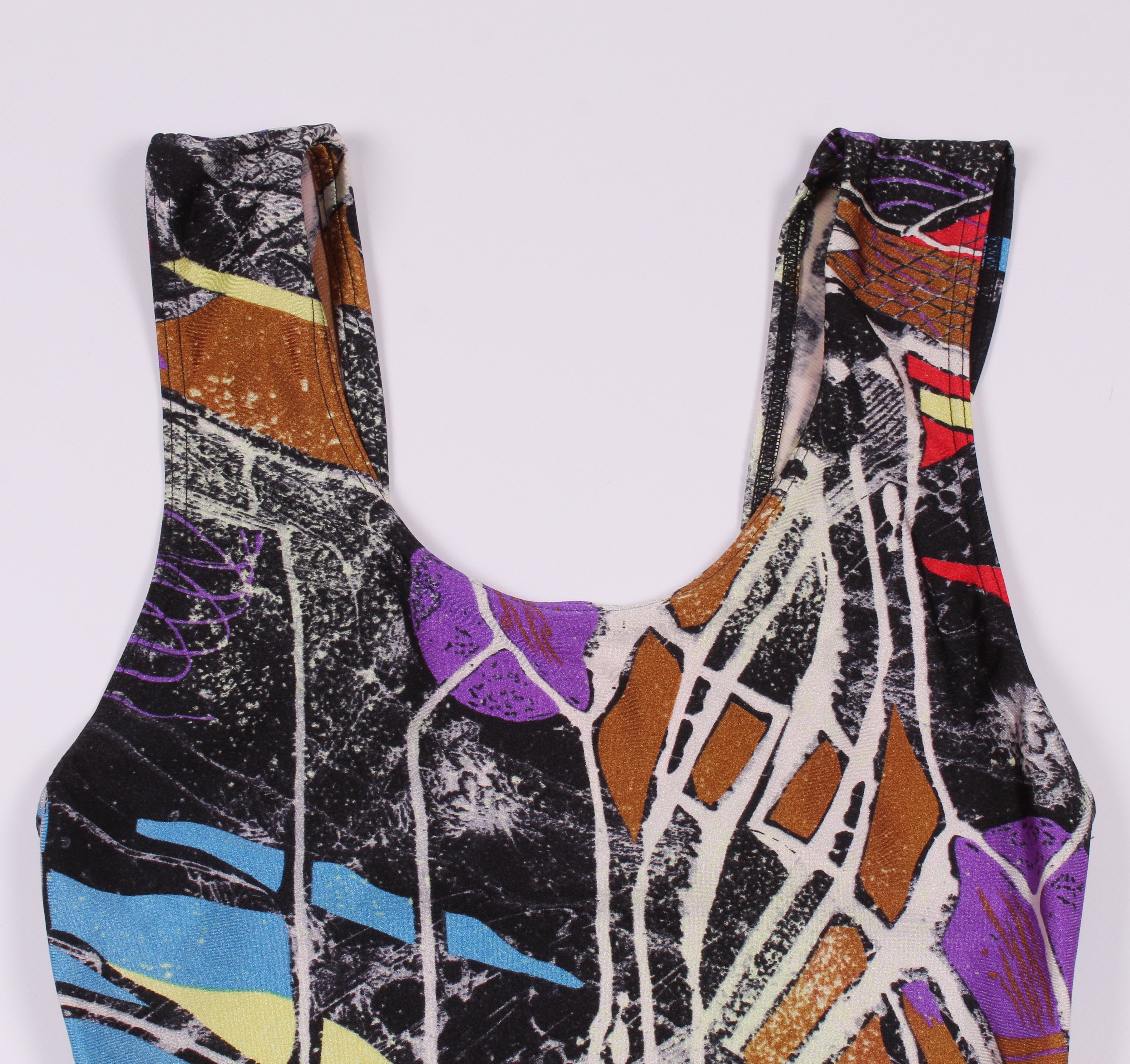 Adidas × Vintage Vintage 80's Adidas Art Printed Swimsuit Size ONE SIZE - 5 Thumbnail