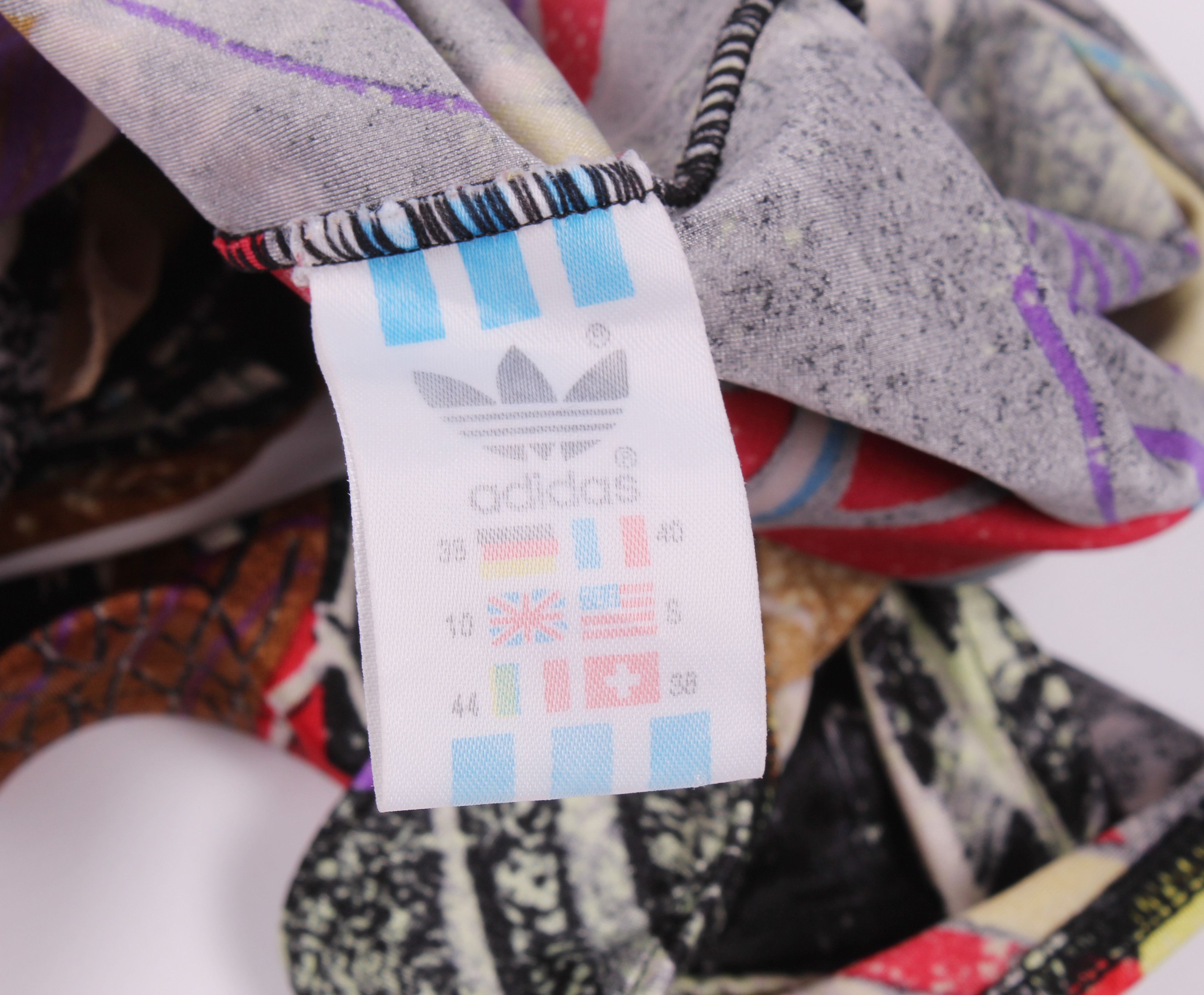 Adidas × Vintage Vintage 80's Adidas Art Printed Swimsuit Size ONE SIZE - 9 Thumbnail