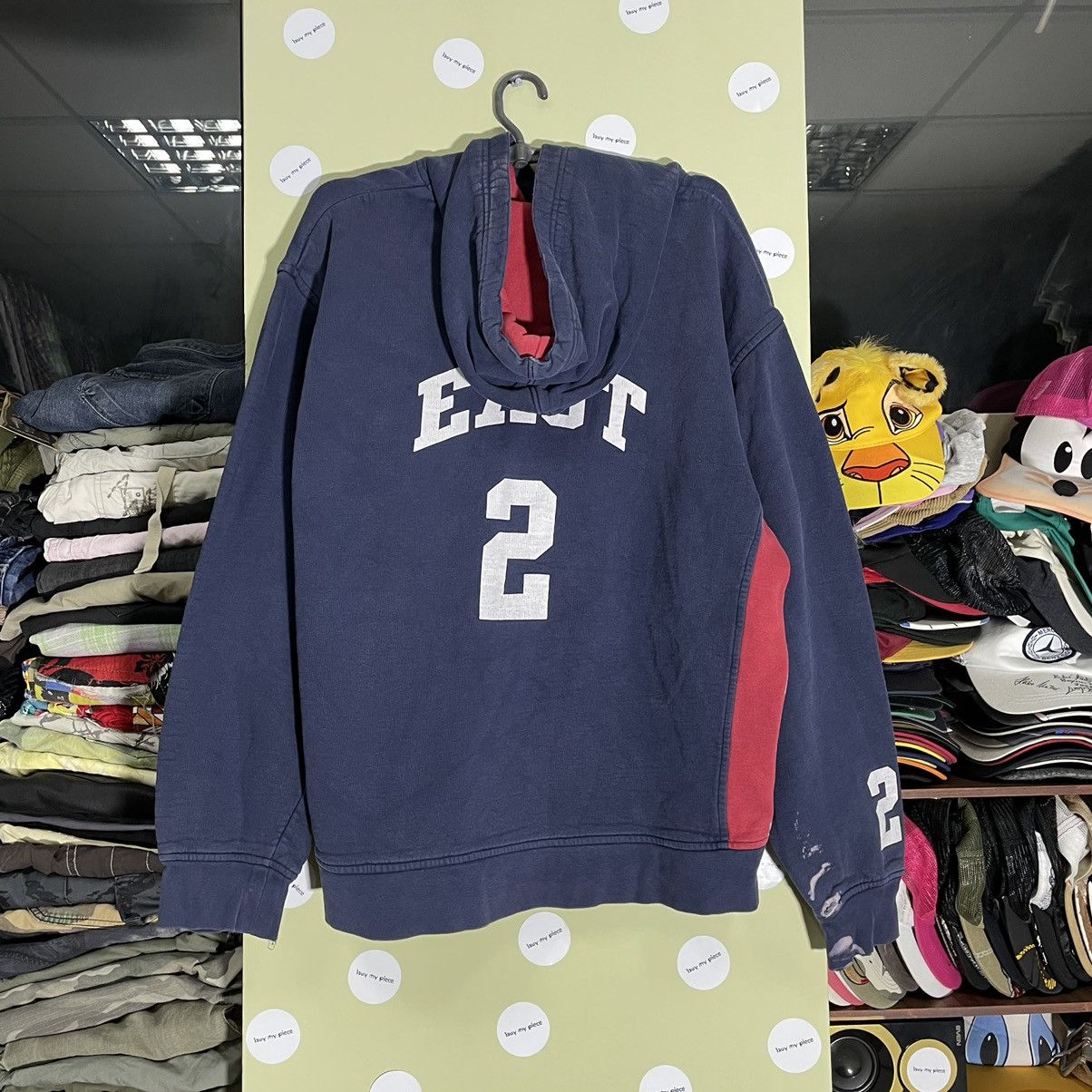 Vintage Vintage Nike Swoosh Hoodie Navy Oversized Streetwear Skate L Size US L / EU 52-54 / 3 - 10 Thumbnail